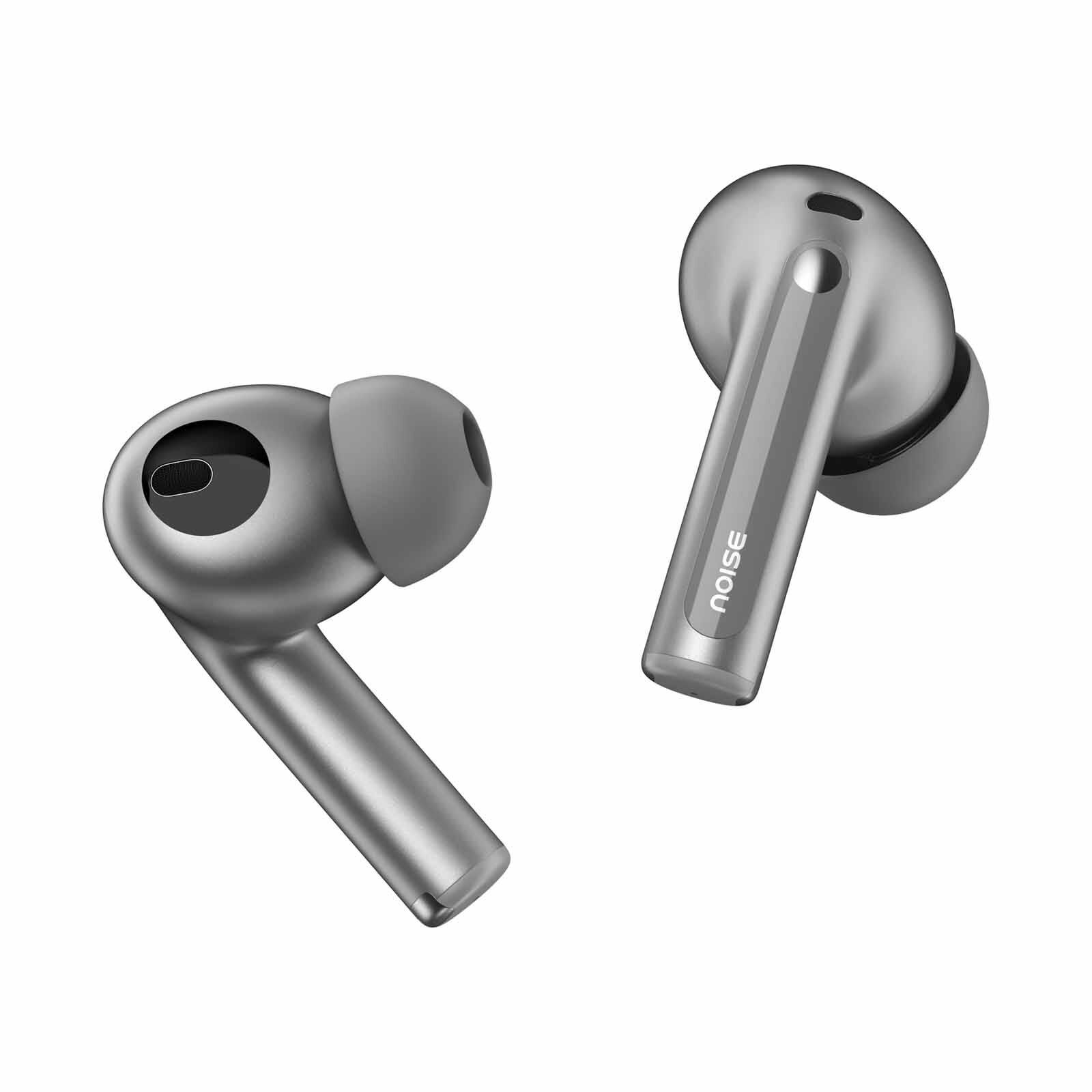 NOISE Masterbuds Truly Wireless Bluetooth Earbuds - Silver AUD-HDPHN-MASTERBUDS-SILVER-image 5