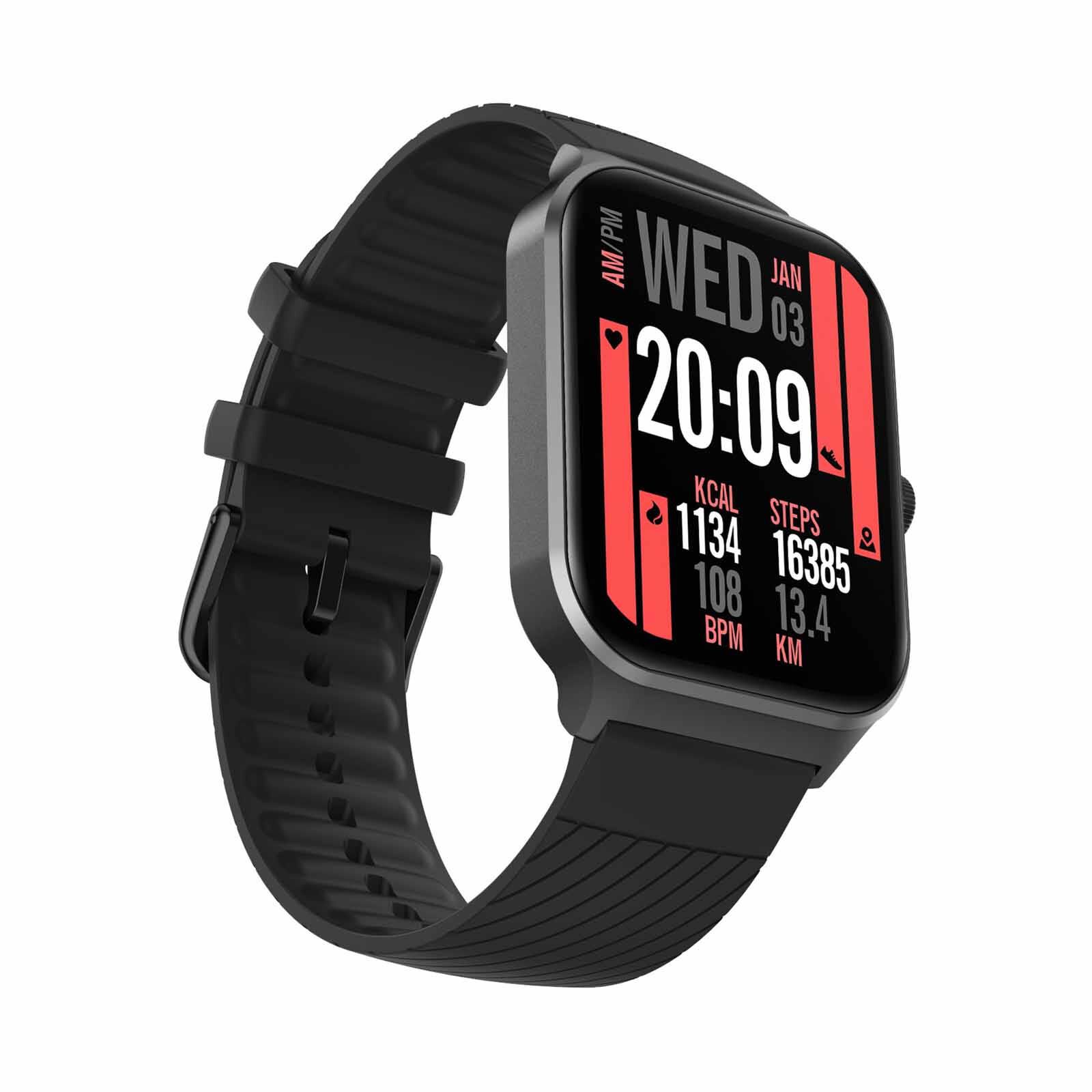 NOISE Colorfit Canvas Smartwatch - Jet Black WRB-SW-COLORFITCANVAS-STD-BLK_BLK-image 5