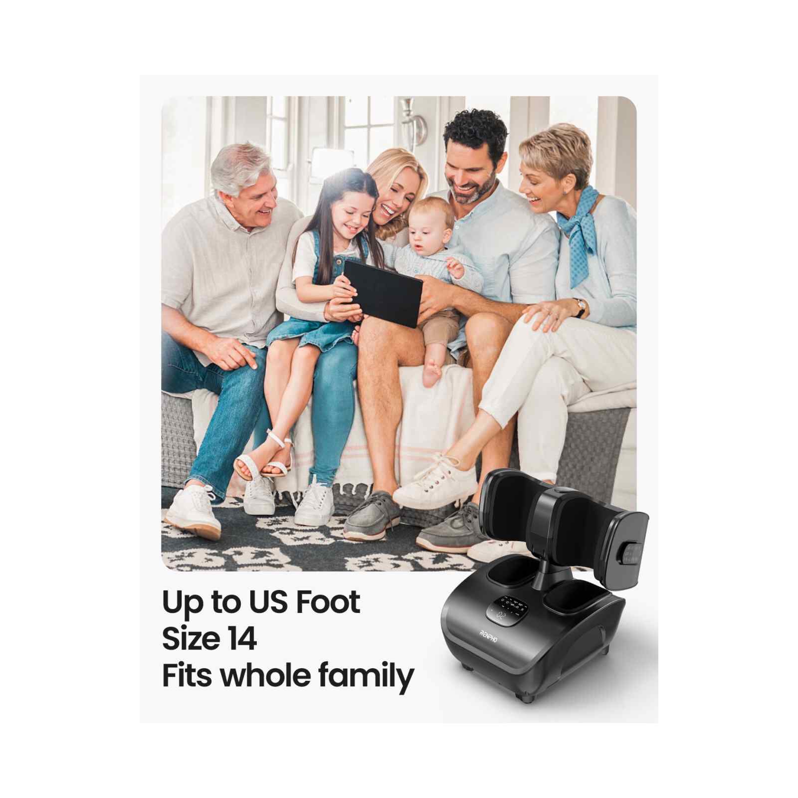 RENPHO Smart Foot And Calf Massager R-D002RS - BK-image 12