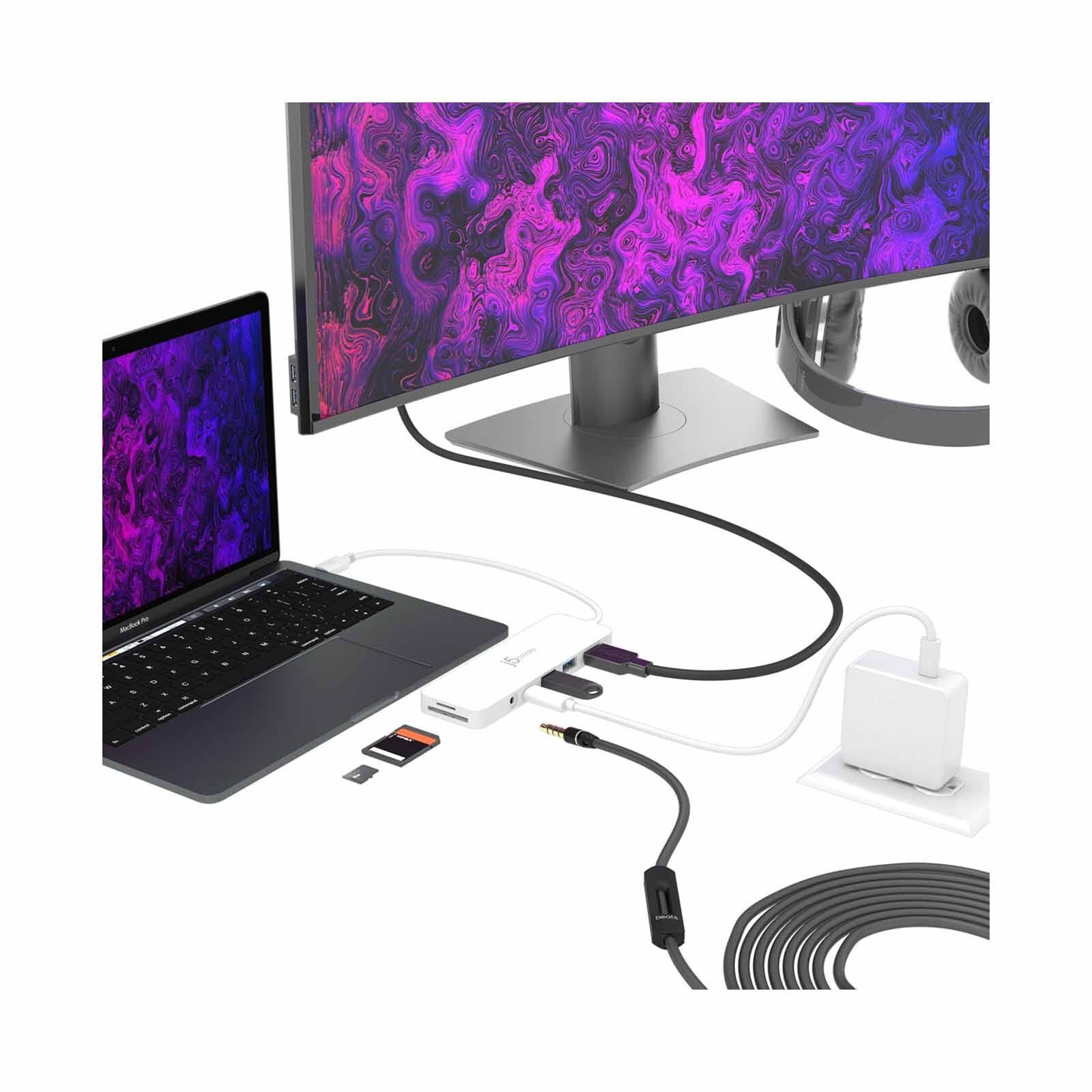 J5CREATE Usb-c Multi-port Hub With Power Delivery JCD373-image 5