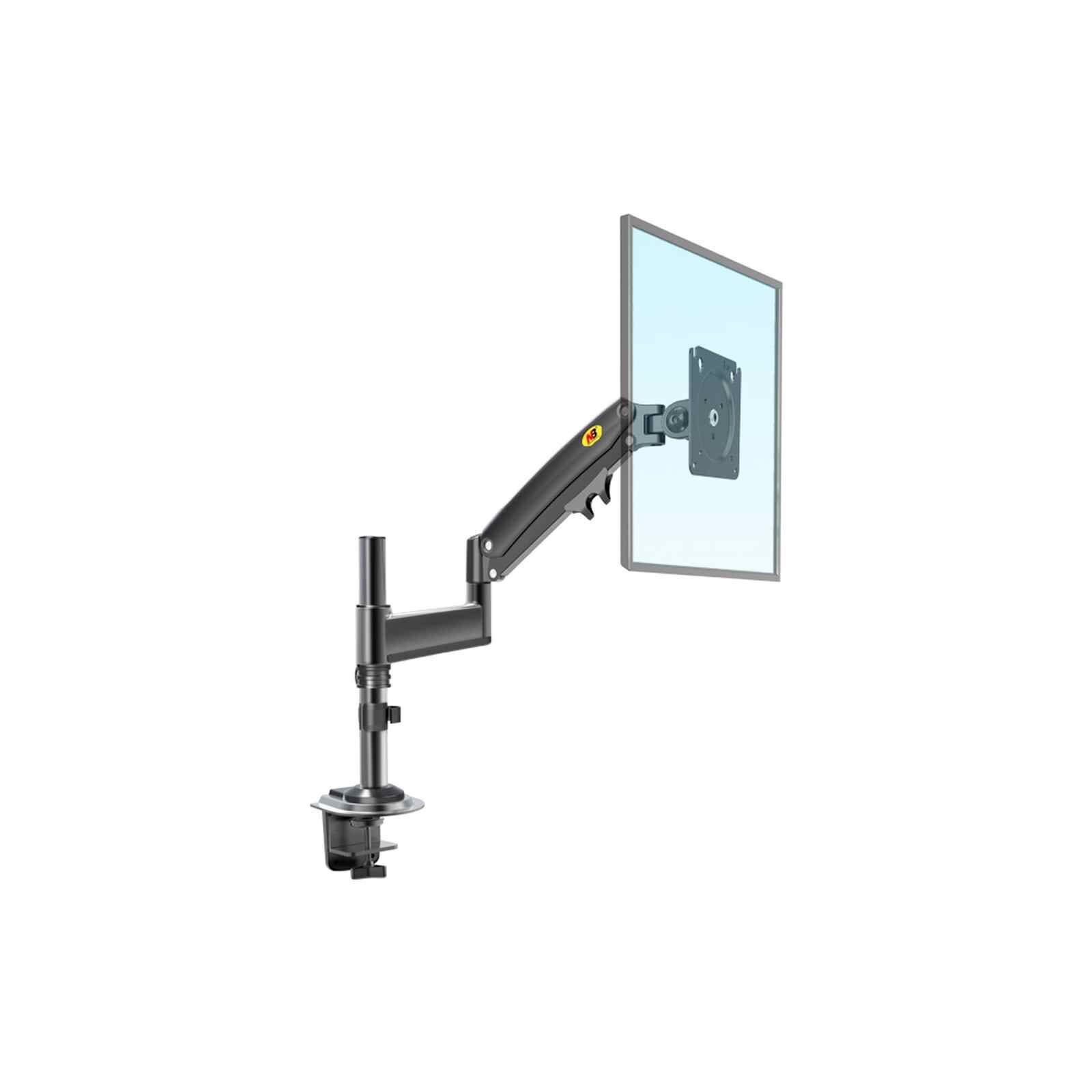 NORTHBAYOU Monitor Arm Bracket (single) Fit 17in - 30in Hold 2 - 9kg H100 MATTE CHARCOAL-image 2