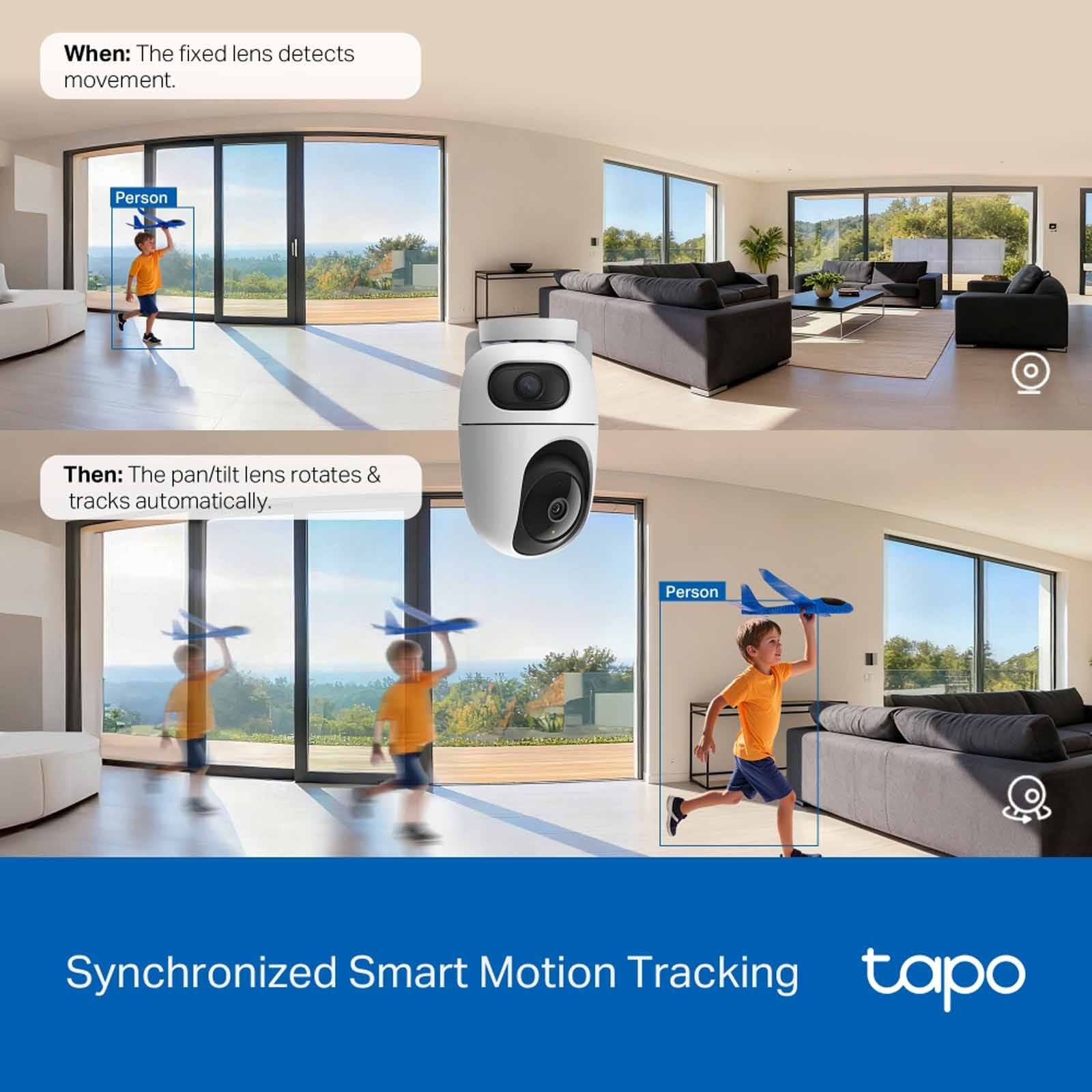 TP LINK Dual Lens Pan/tilt Security Camera TAPO C245D-image 10