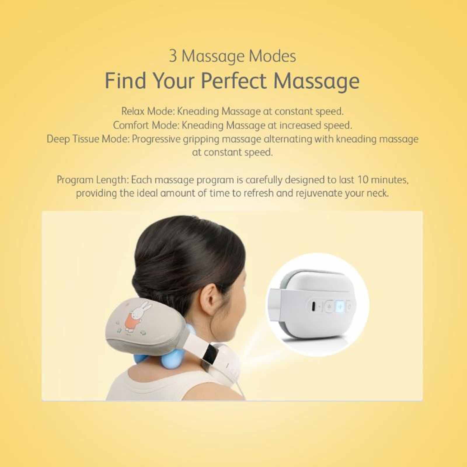 OSIM Unek Plus (miffy Feel Good Series) Neck Massager OS2241-image 4