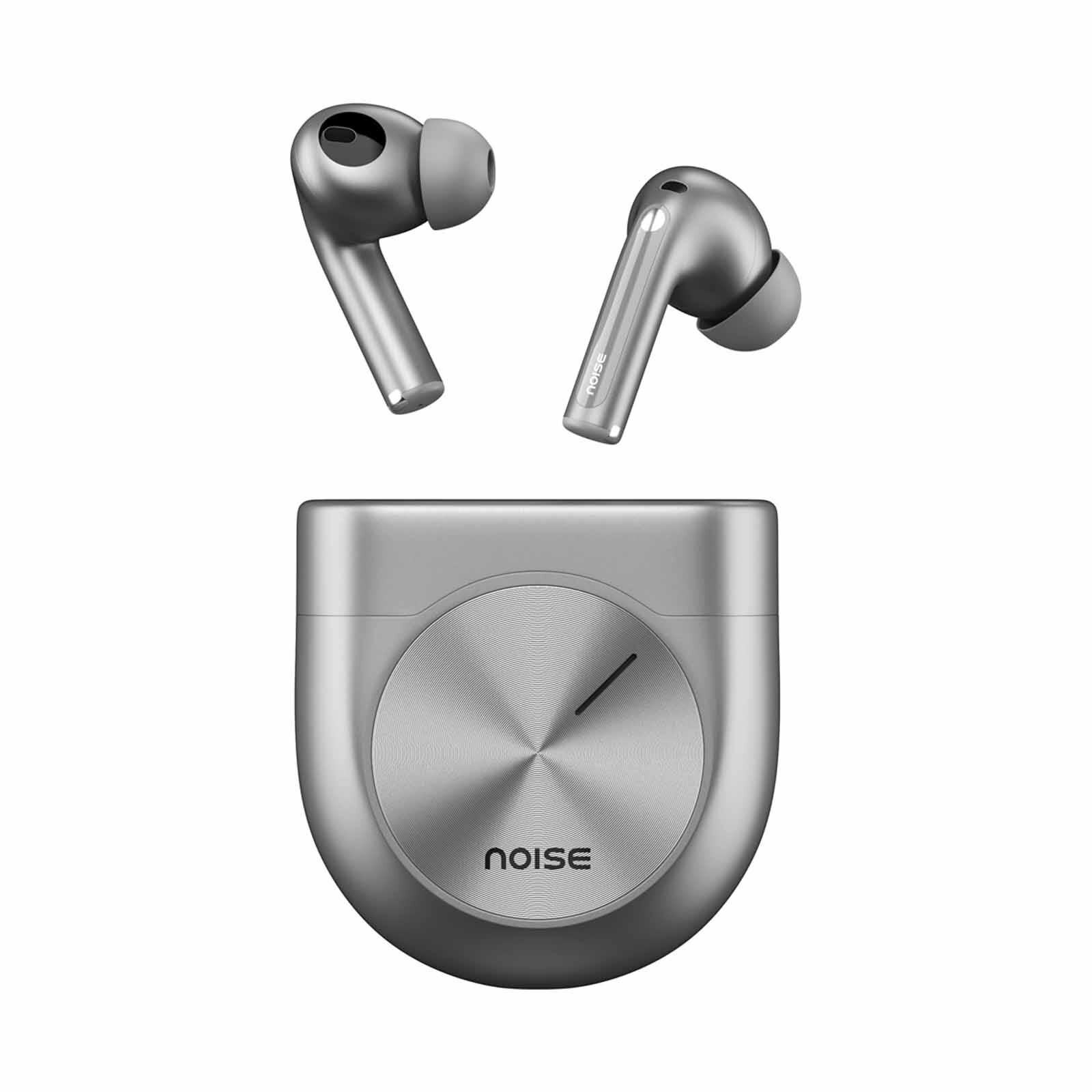 NOISE Masterbuds Truly Wireless Bluetooth Earbuds - Silver AUD-HDPHN-MASTERBUDS-SILVER