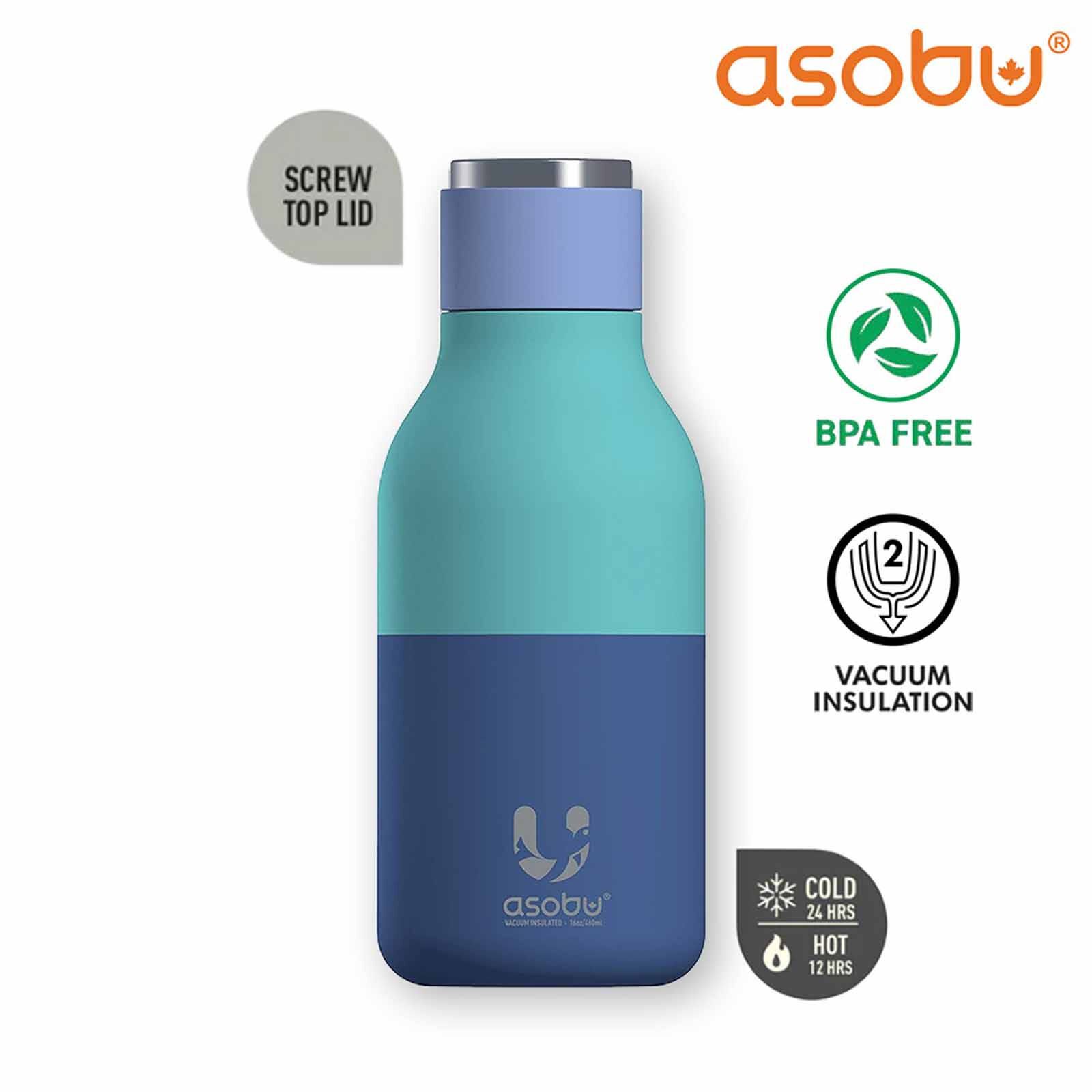 ASOBU Urban Water Bottle Pastel Blue 460ml ASBV24BL-image 2