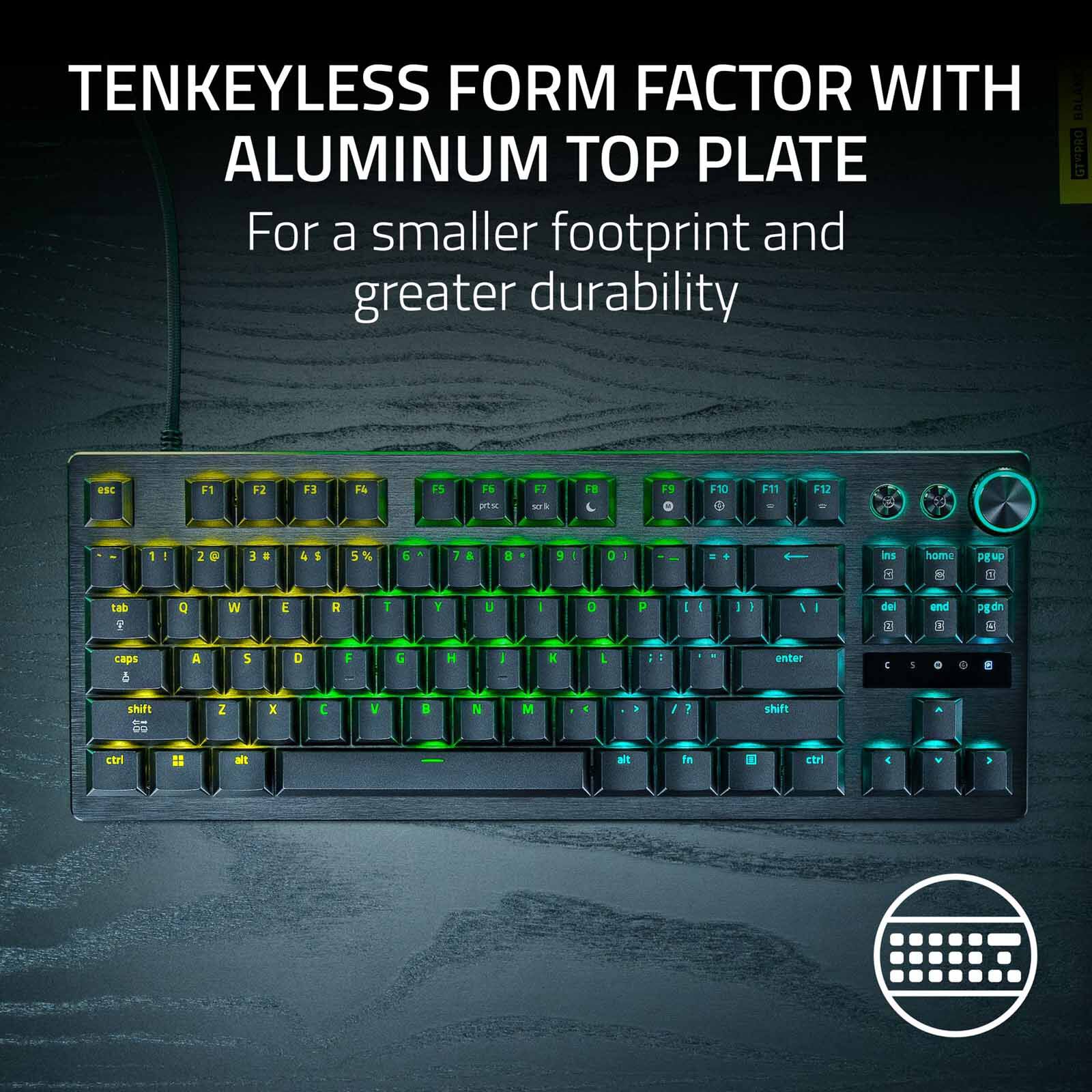 RAZER Huntsman V3 Pro Low-profile Tenkeyless 8khz - Analog Optical Esports Keyboard Frml RZ03-05850100-R3M1-image 13