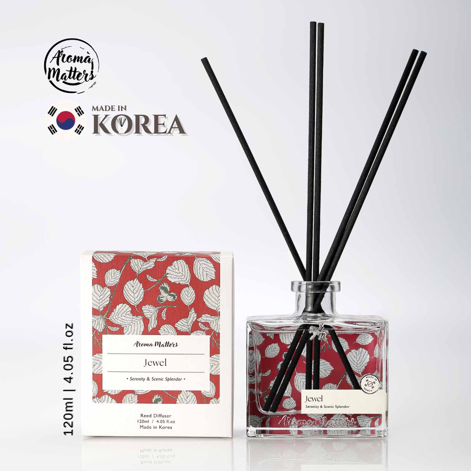 AROMA MATT Jewel Reed Diffuser 4.05 Fl.oz (120ml) BOTTLE120-JEWEL-image 1