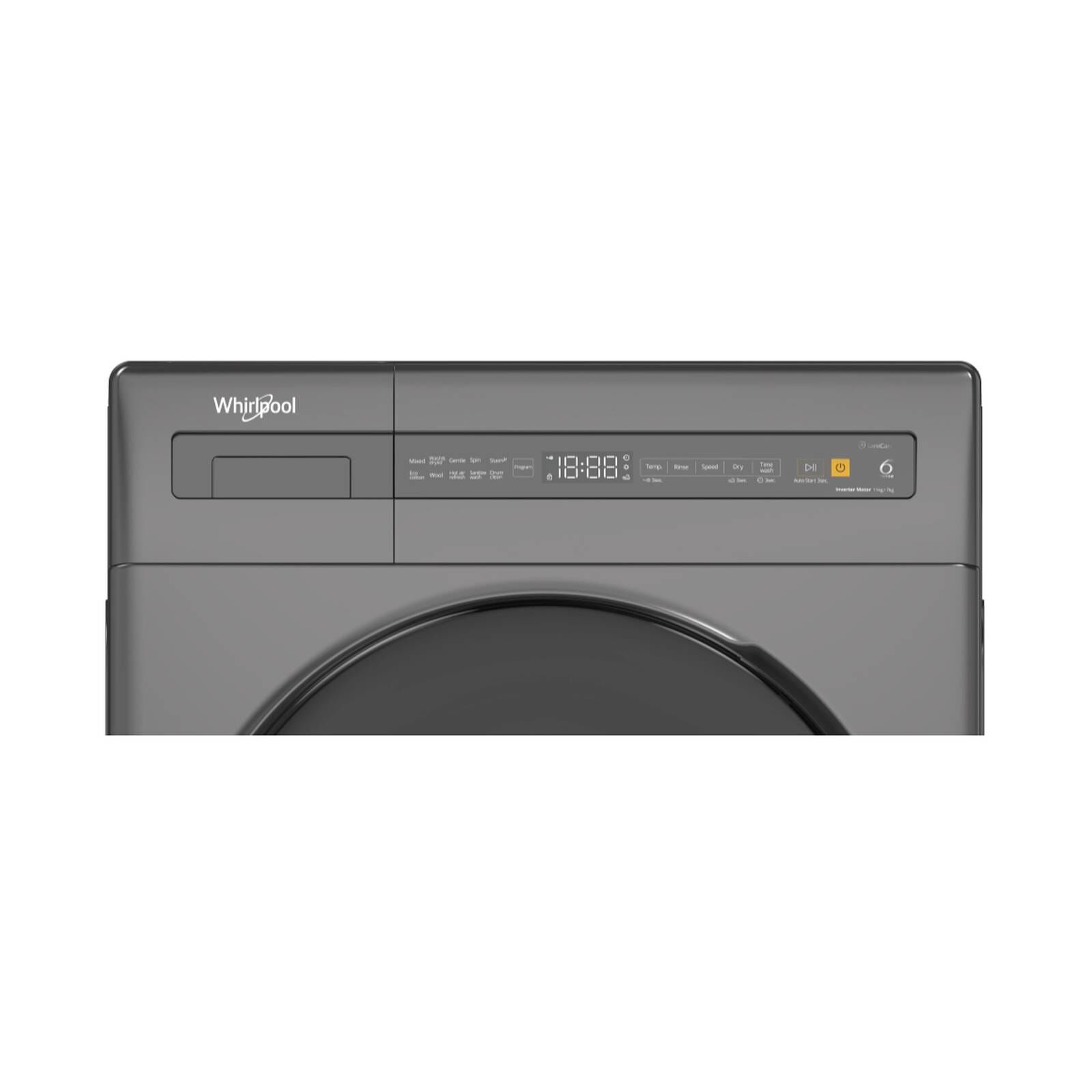 WHIRLPOOL Front Load Washer And Dryer (11kf/7kg) WWEB11702GG-image 4