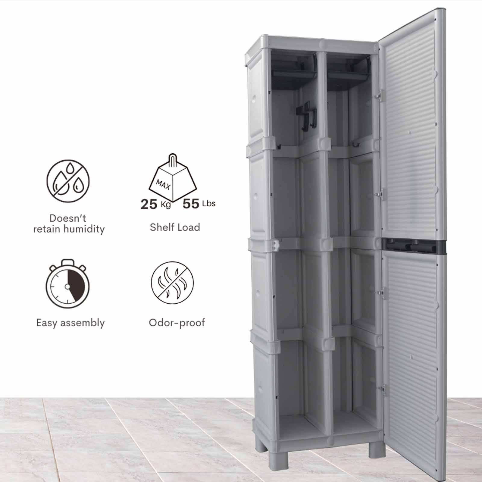 ARTPLAST Linea Concert Slim Tall Clothes Cabinet 50x39x172cm CONCERT-image 14