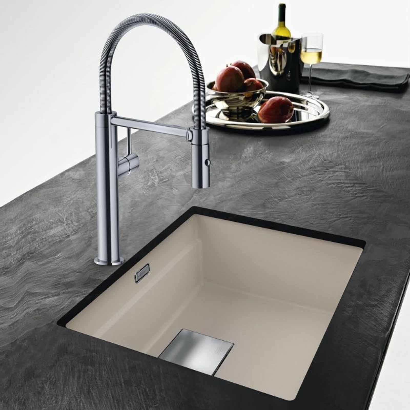 FRANKE Kubus Single Bowl Fragranite Kitchen Sink - Slate Grey KNG-110-52SL-image 2