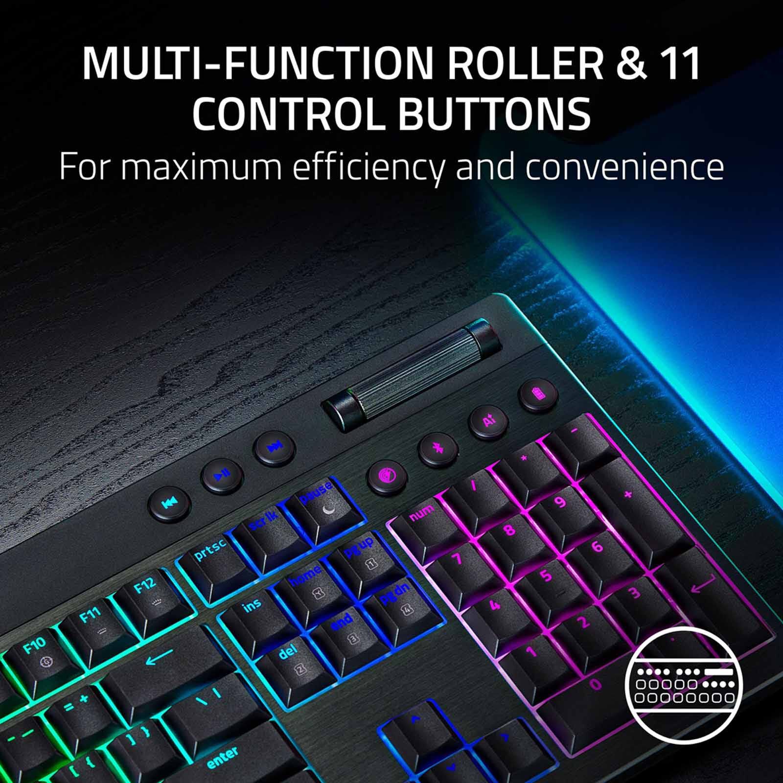 RAZER Blackwidow V4 Low-profile Hyperspeed (orange Tactile Switch) - Us Layout - Frml RZ03-05270800-R3M1-image 7