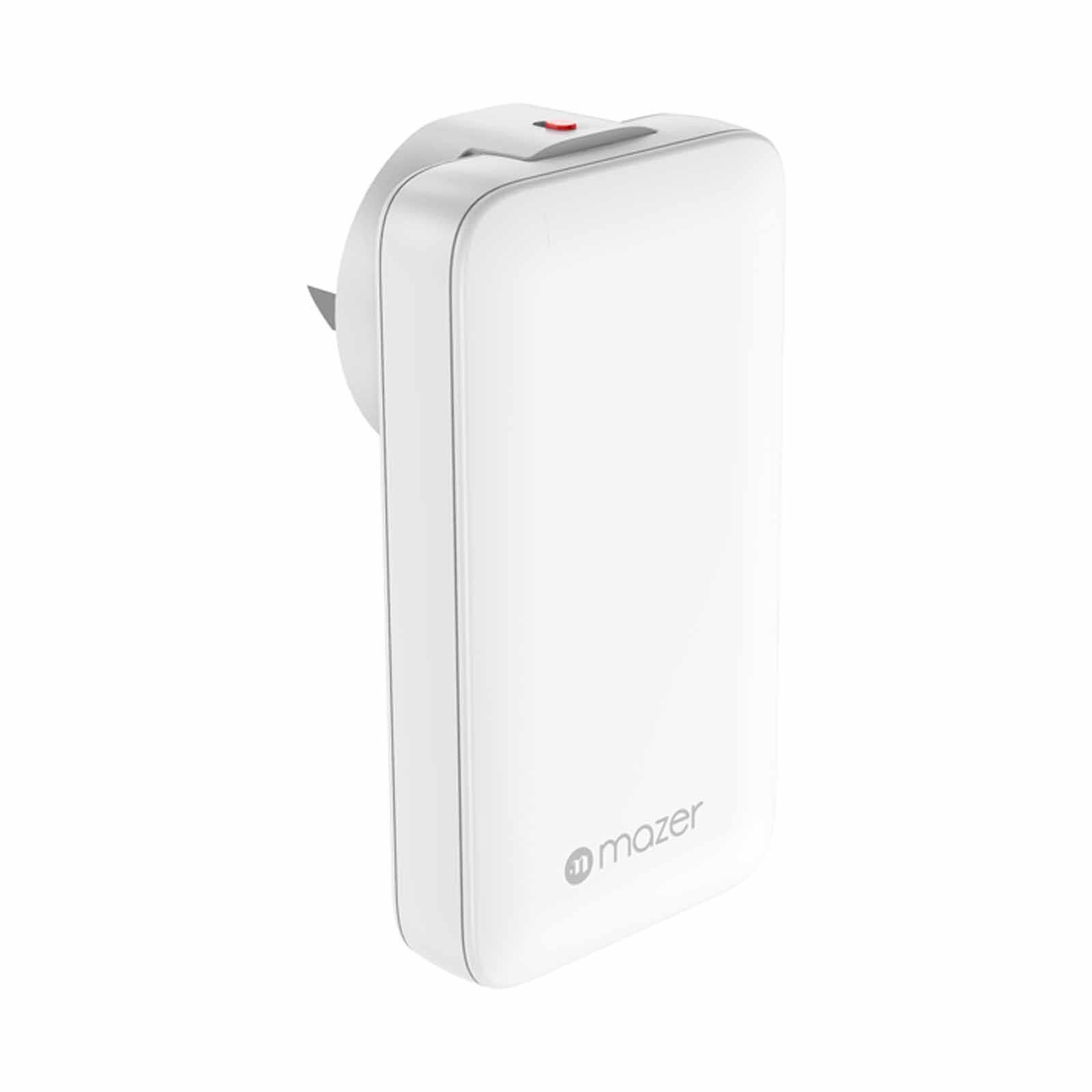 MAZER Prestigegan Pd65w 1c1a With Travel Plugs - White M-G65SLIM-WH-image 2