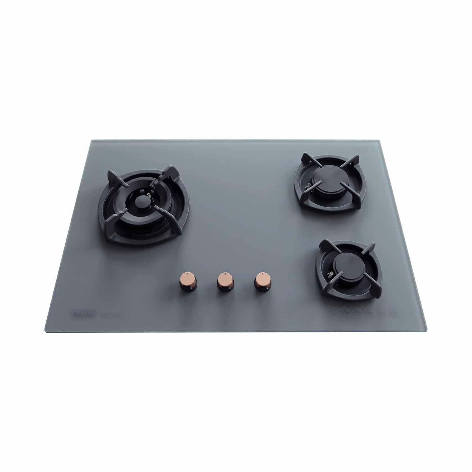 TECNO 75cm 3 Burners Glass Hob (exclude Installation) T 23TGSV MT/GY-image 1