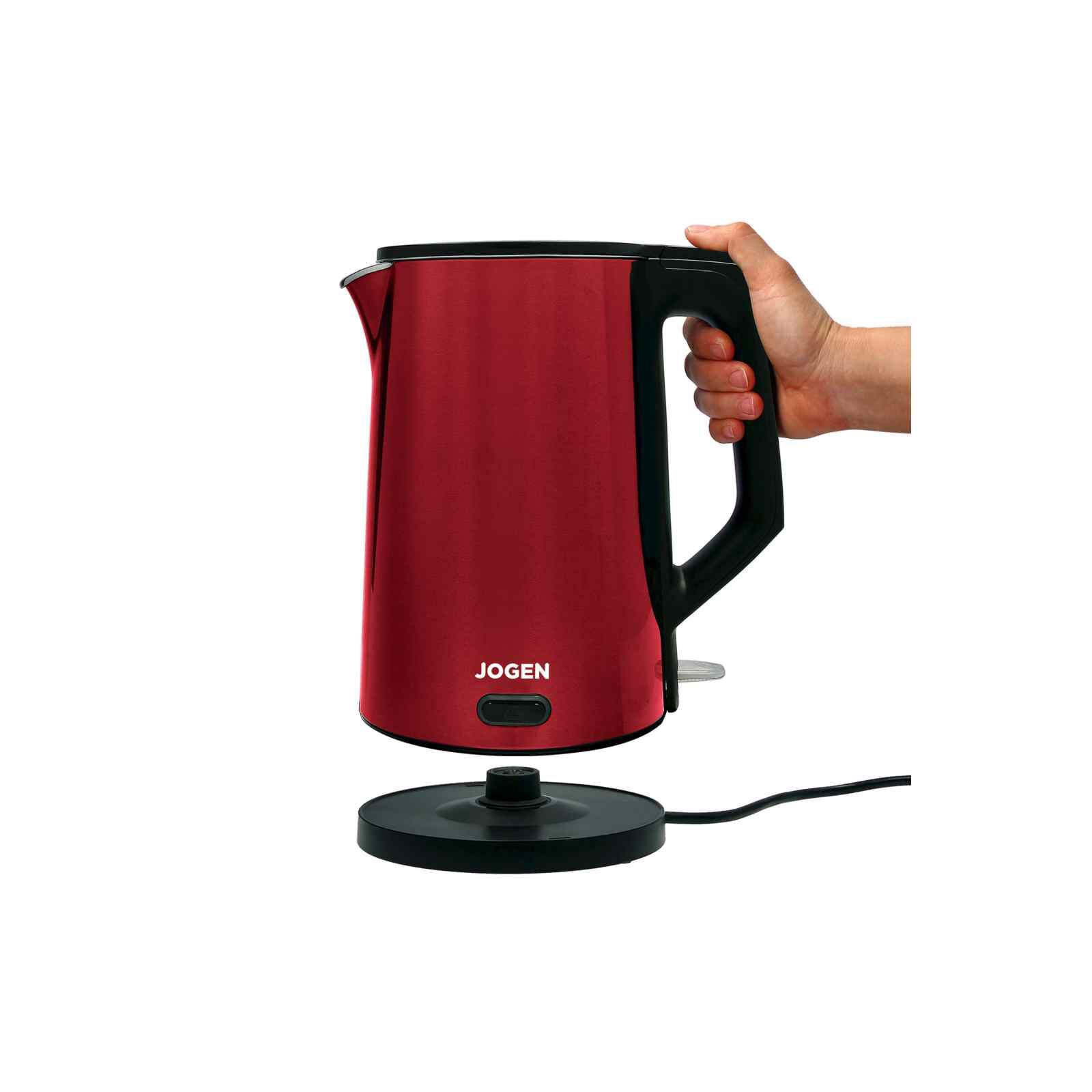 JOGEN Stainless Steel Kettle (1.9l) - Red KE 4213-image 4