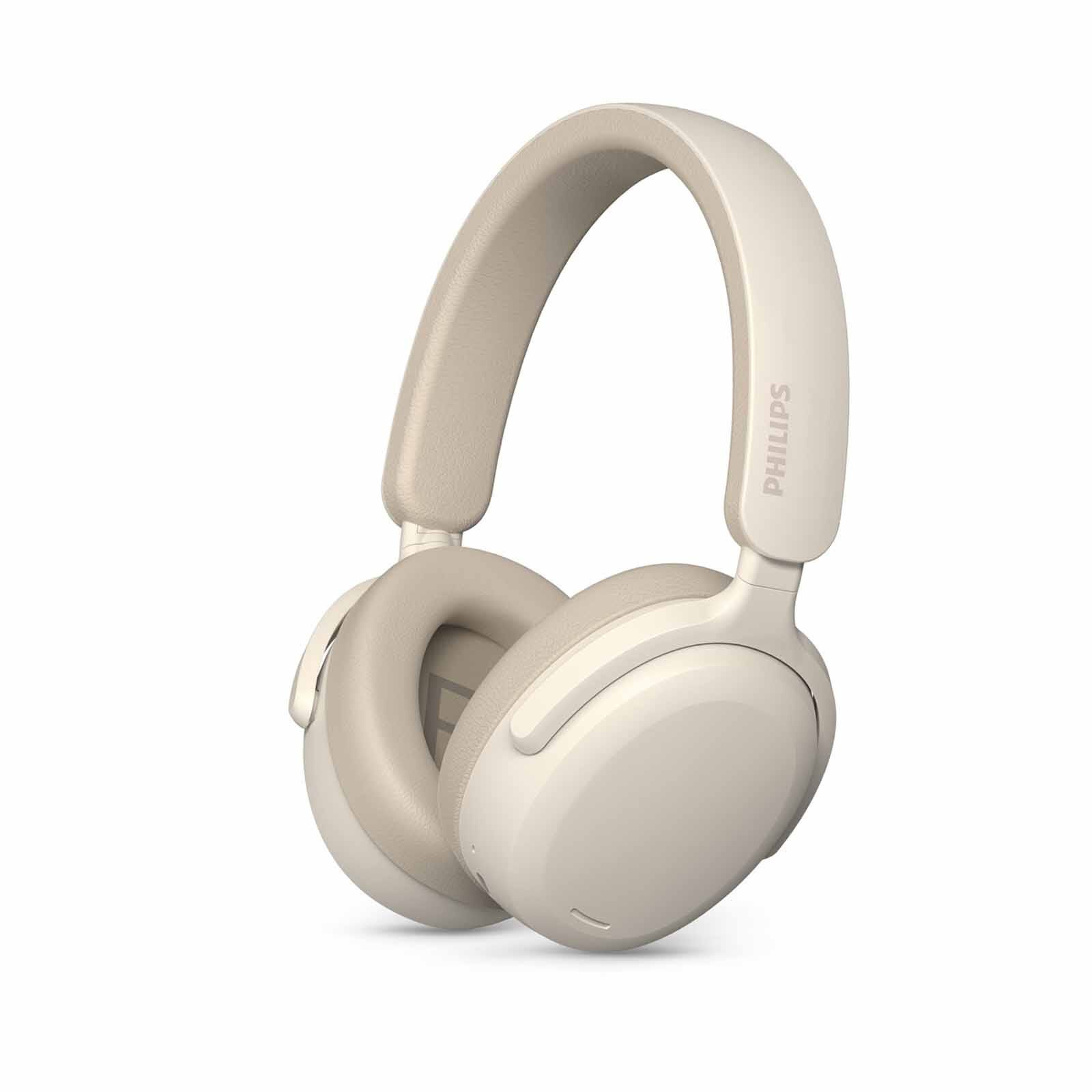 PHILIPS Over Ear Wireless Headphone Flat Fold, 40mm Driver, 55h, Bt, Light Weight (biege) TAH2300BG/97-image 1