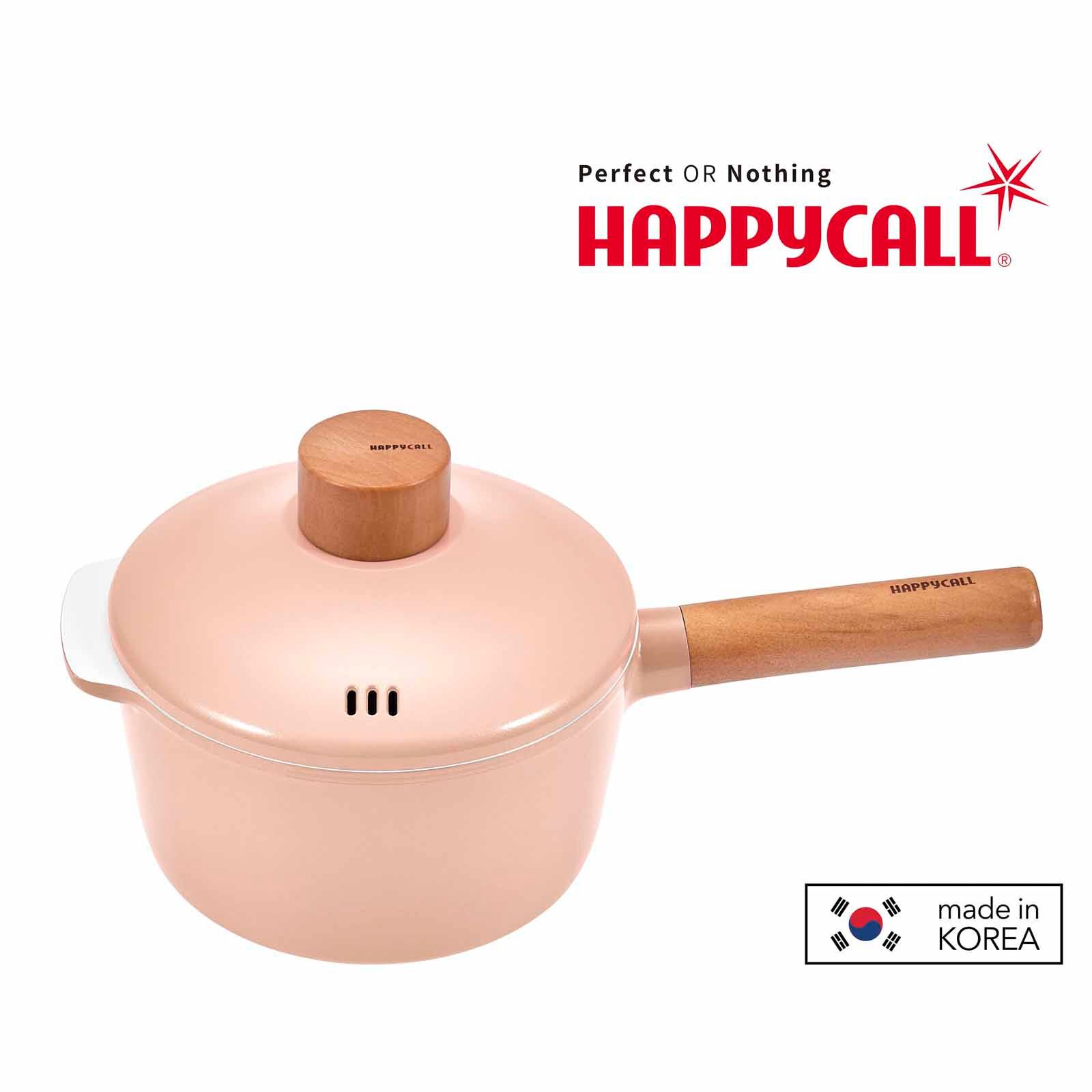 HAPPYCALL Zium Ih 18cm Ceranix-pro Saucepan - Beige 4003-1189-image null