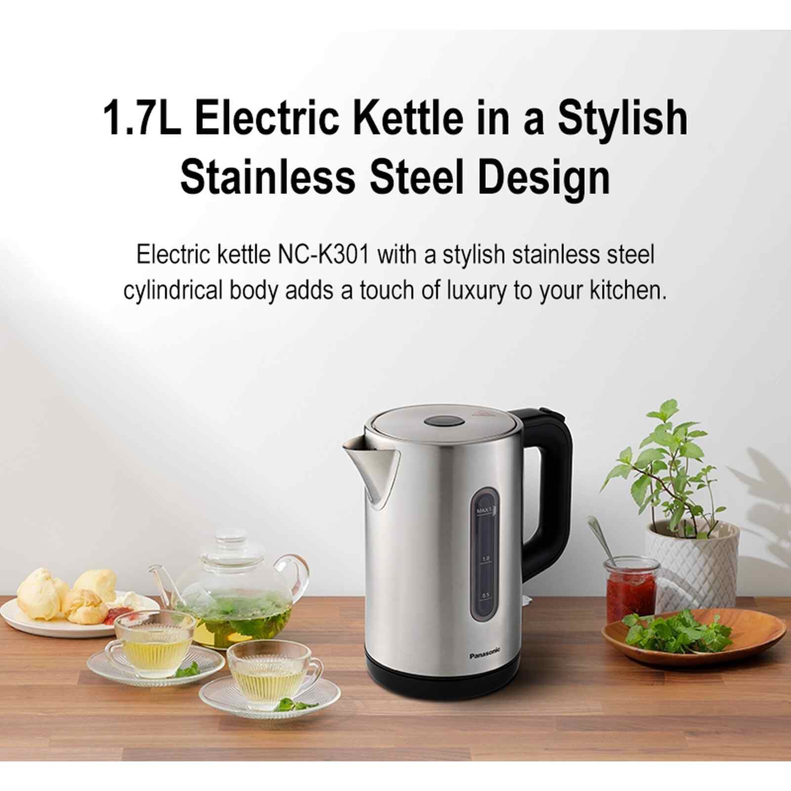 PANASONIC Kettle (1.7l) - Stainless Steel NC-K301SSH-image 2
