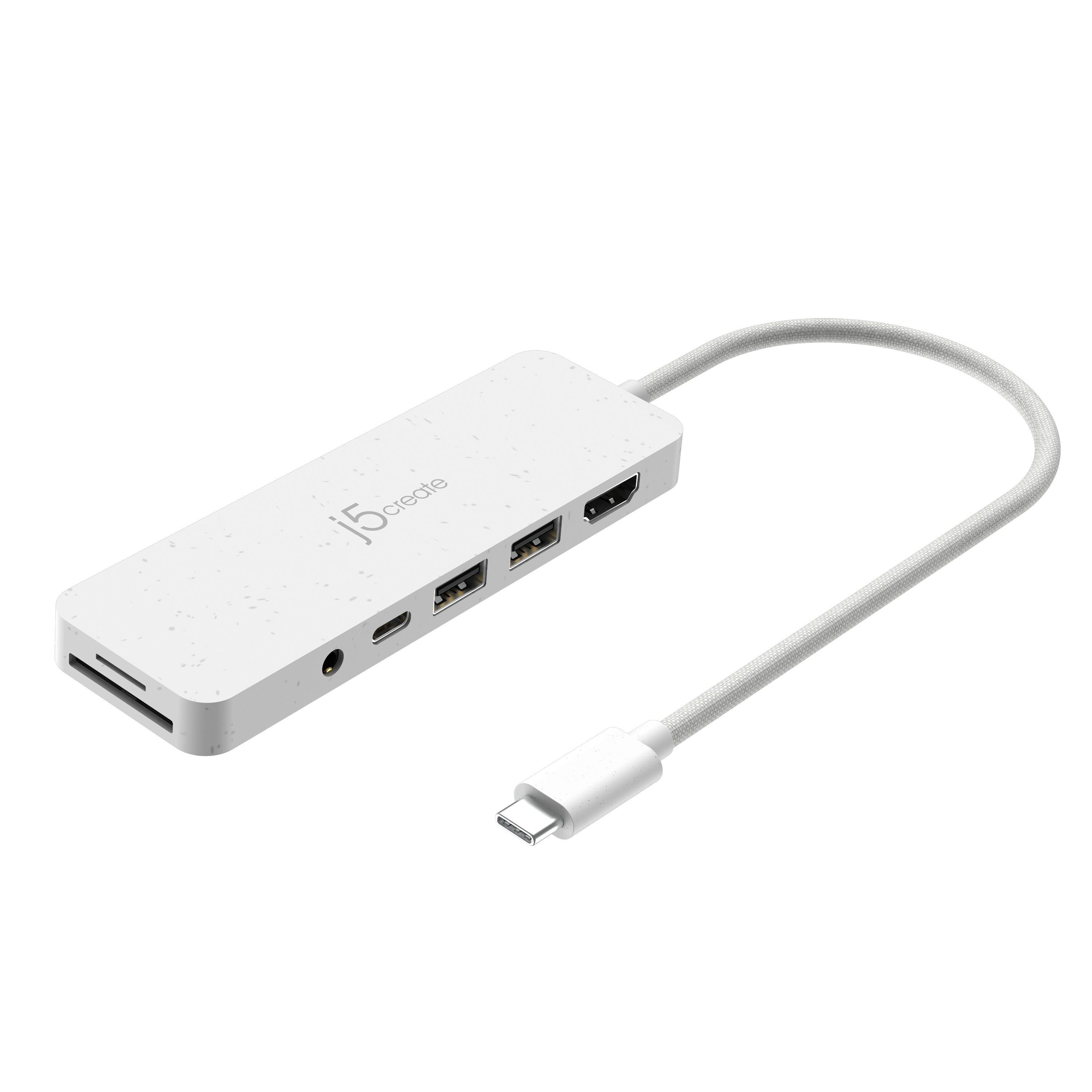J5CREATE Usb-c Multi-port Hub With Power Delivery (white) JCD373EW-image 2