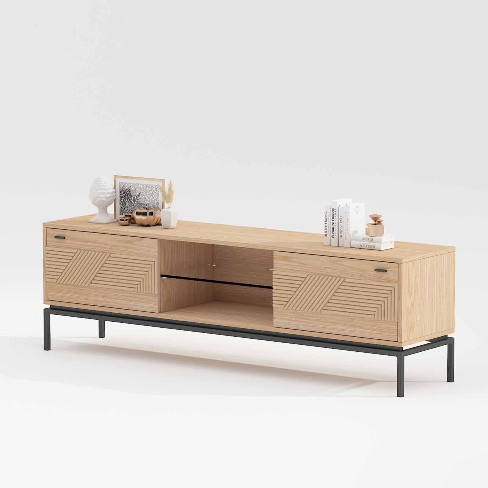 MUZE Tv Console - Natural DOMI-image 2
