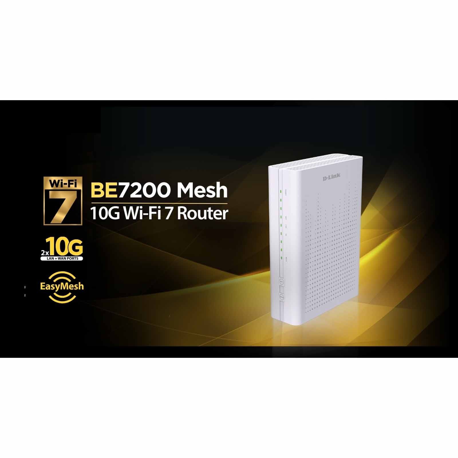 DLINK Wi-fi 7 Dual Band 10g Mesh Router DPN-BE7212GR-image 12