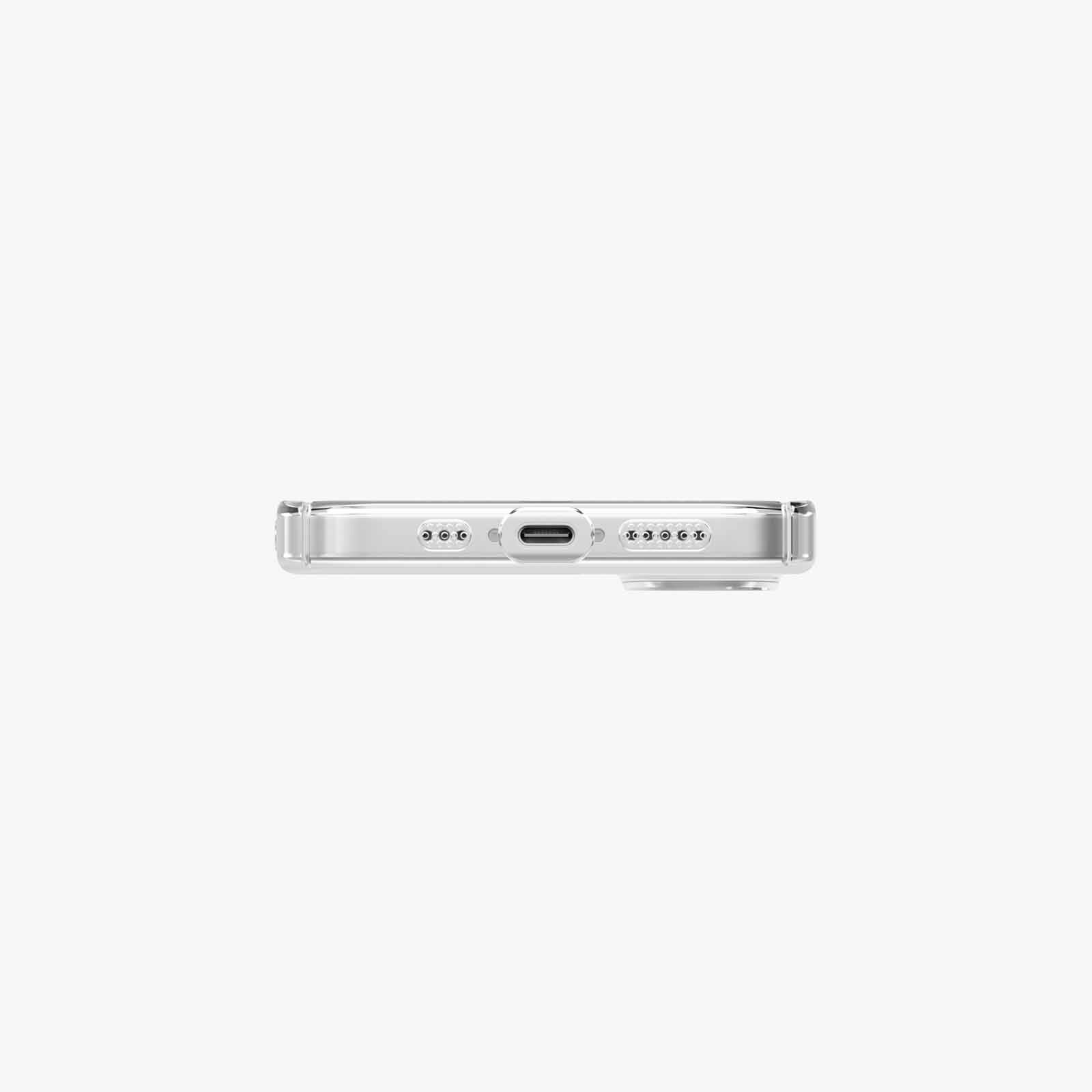 UNIQ Iphone 17 (2025) 6.3 Magclick Charging Airsuit - Glossy Clear/white UNIQ-IP6.3(2025)-ASMGCLRW-image 4