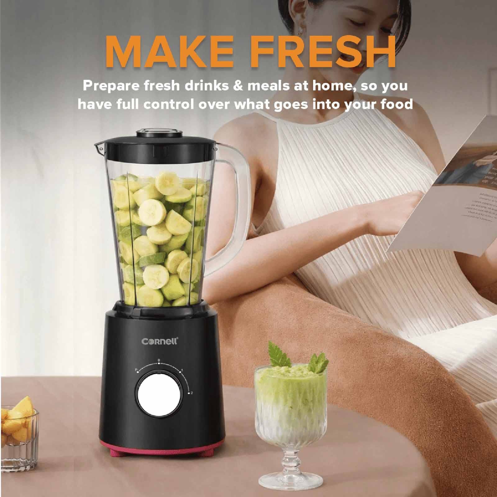 CORNELL Blender/grinder (1.5l) - Black CBLS42BK-image 3