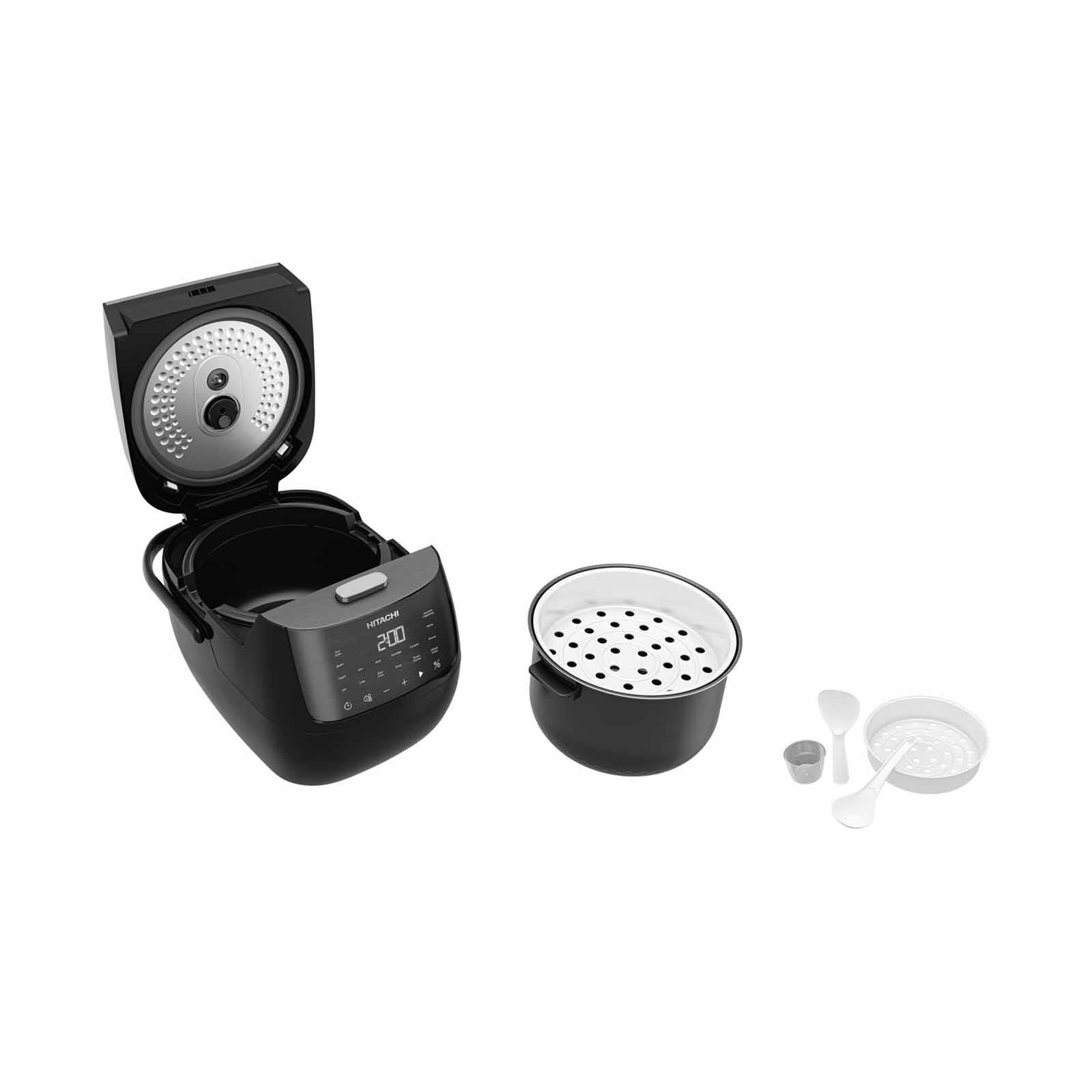 HITACHI Micom Rice Cooker (1.8l) - Black RZ-S18VN-BK-image 2