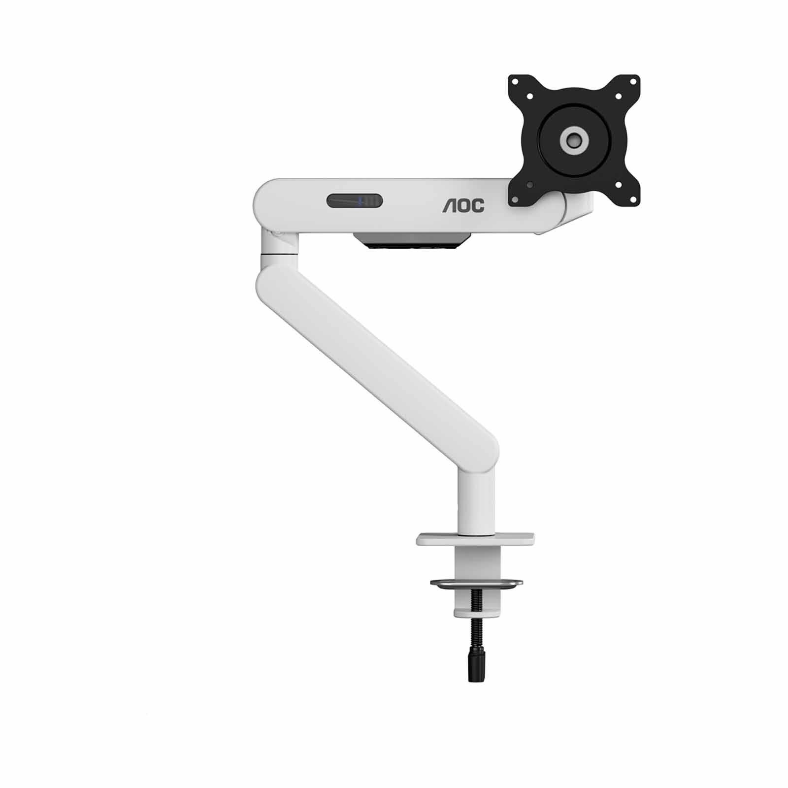AOC Am400w Mechanical Gas Spring System Single Monitor Arm (white) PHI-AM400W-image 1