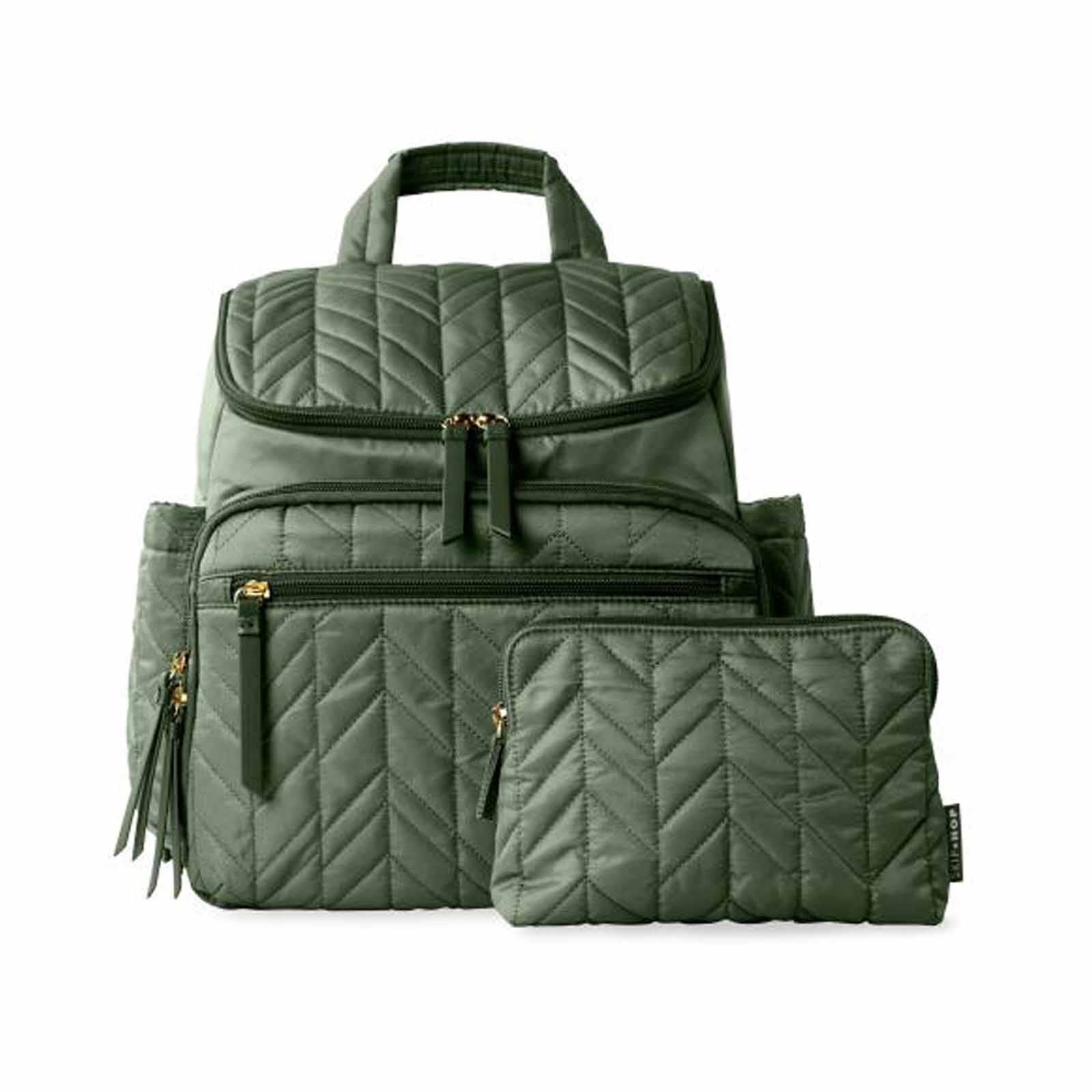 SKIP HOP Forma Nappy Backpack - Dark Sage SH9P440710-image 1