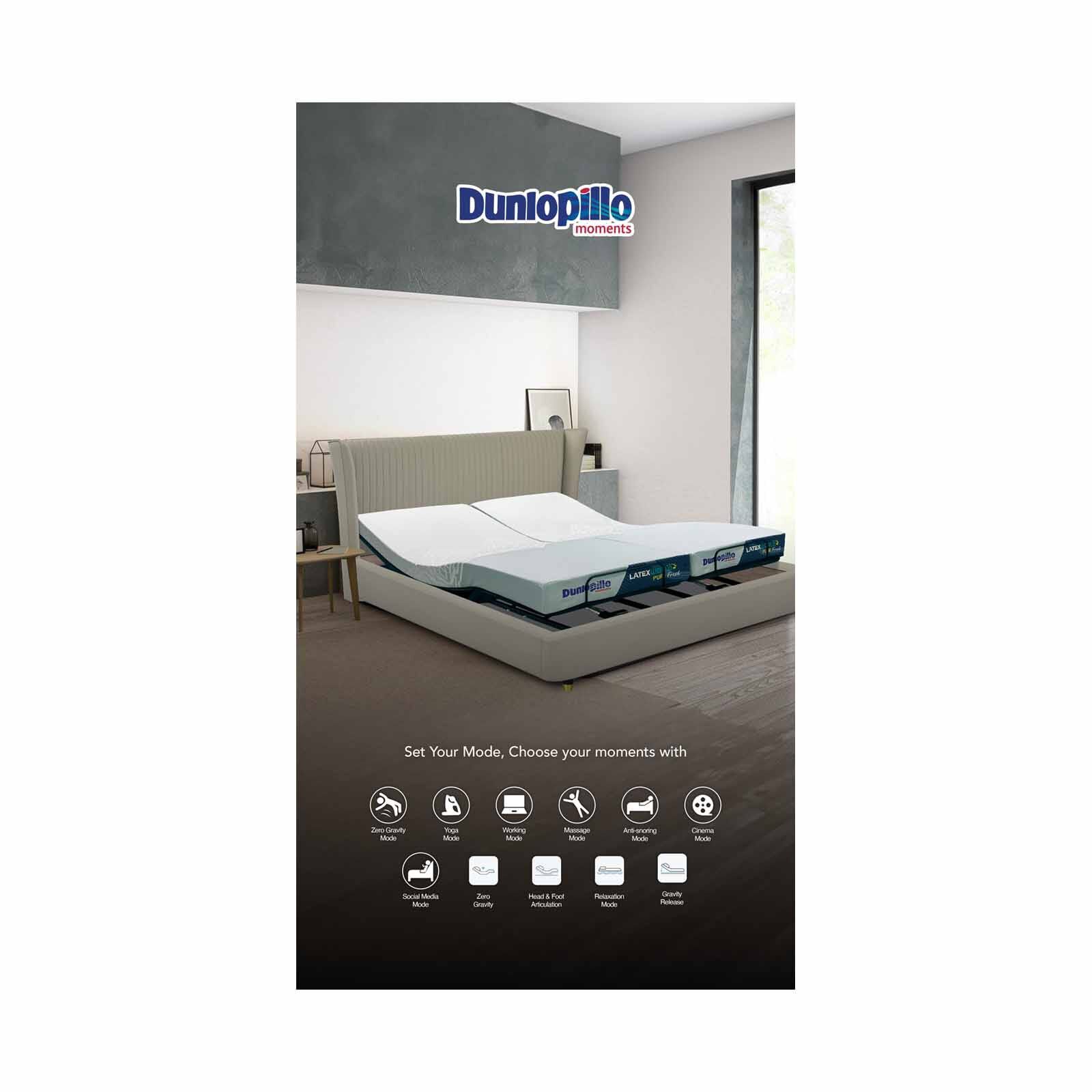 DUNLOPILLO Queen Bed MOMENTS MOTION (Q)-image 3