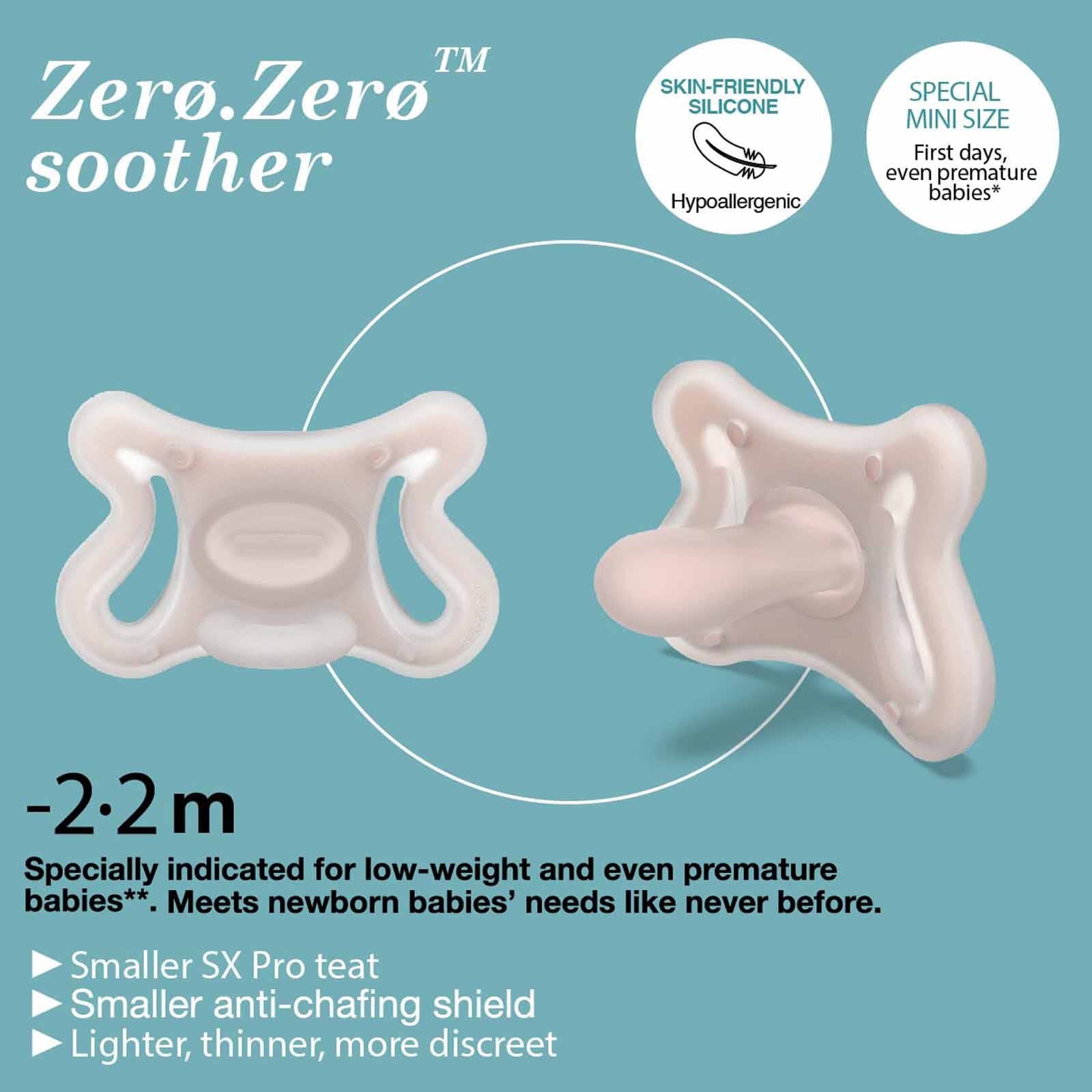 SUAVINEX Physiological Air Flow Silicone Soother -2-2m (online) ZERO ZERO-image 5