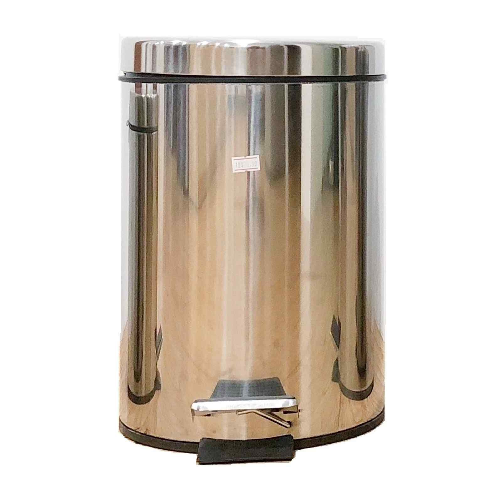GMI S/steel Pedal Bin 8l 173-08-image null