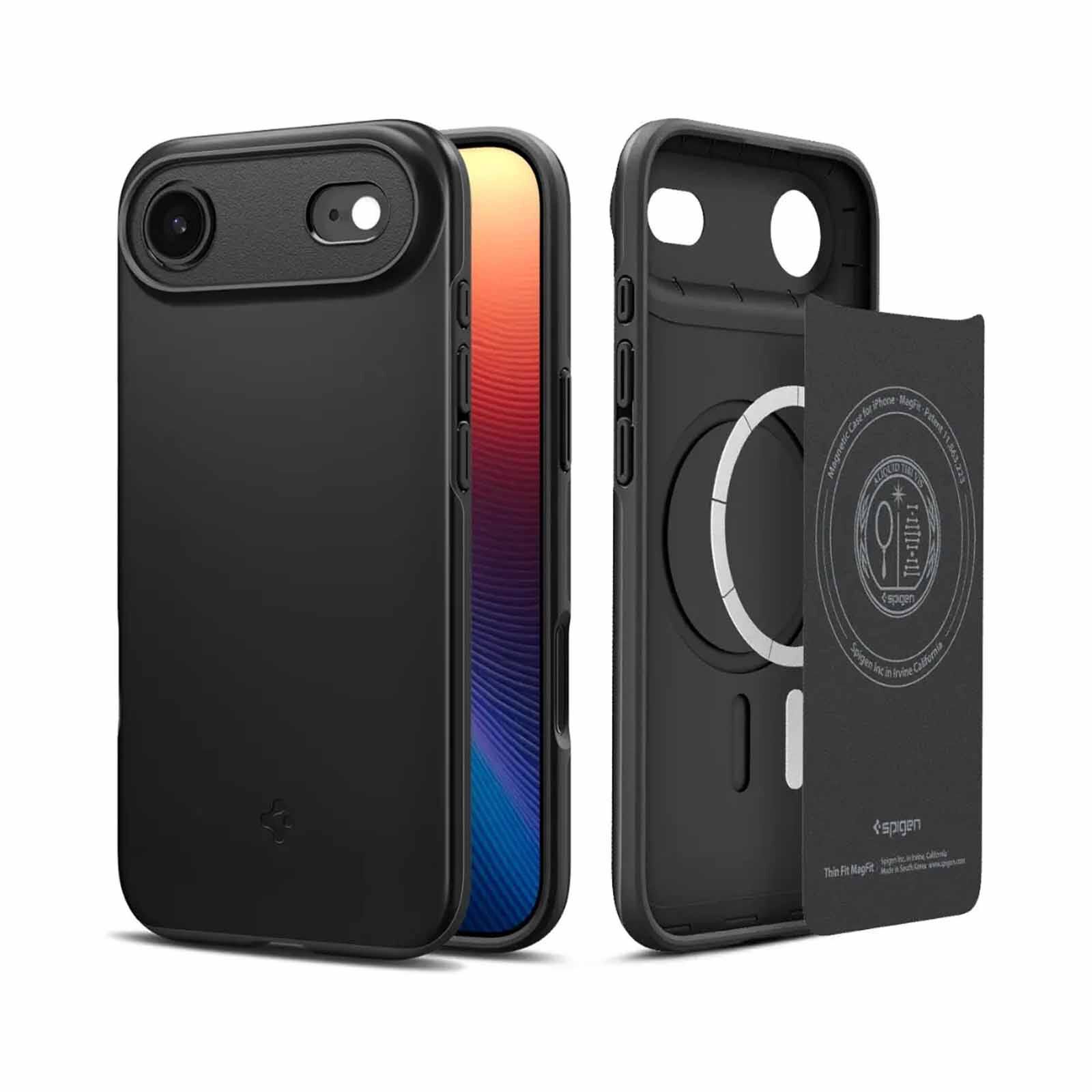 SPIGEN Iphone 17 Air Thin Fit Magfit Black ACS10306