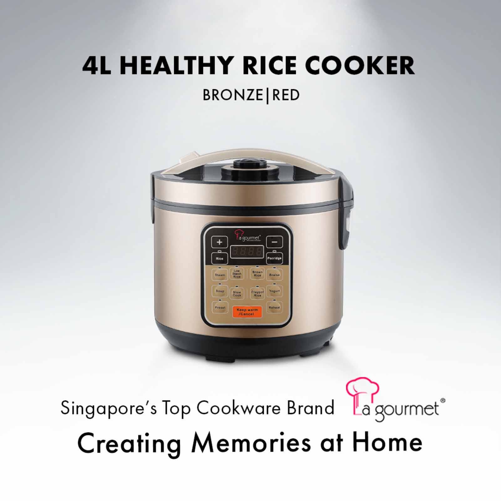LA GOURMET Healthy Rice Cooker (4l) LGELPC357434-image 10