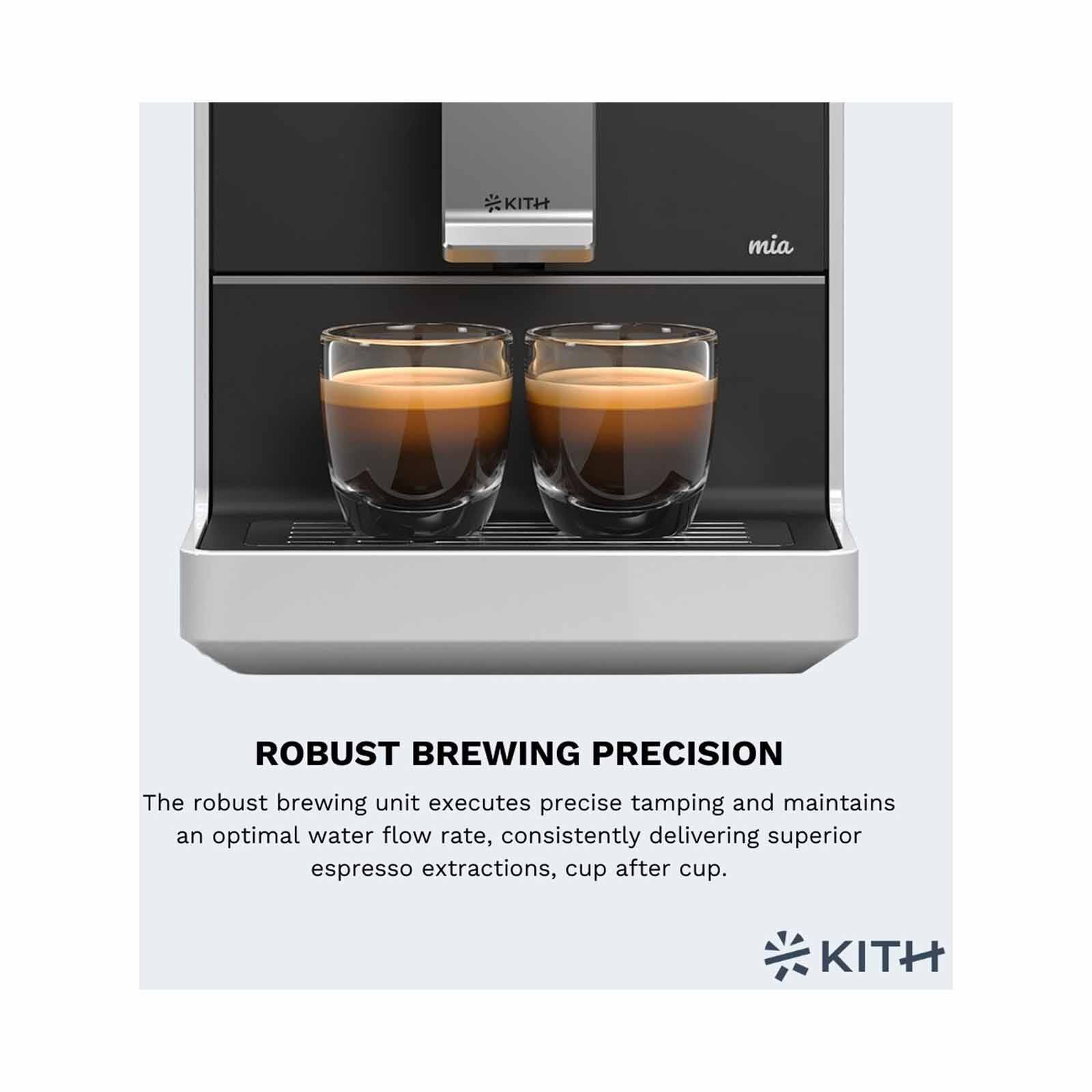 KITH Mia Fully Auto Coffee Machine With Milk Carafe (white) FCM-TM-WH-image 8