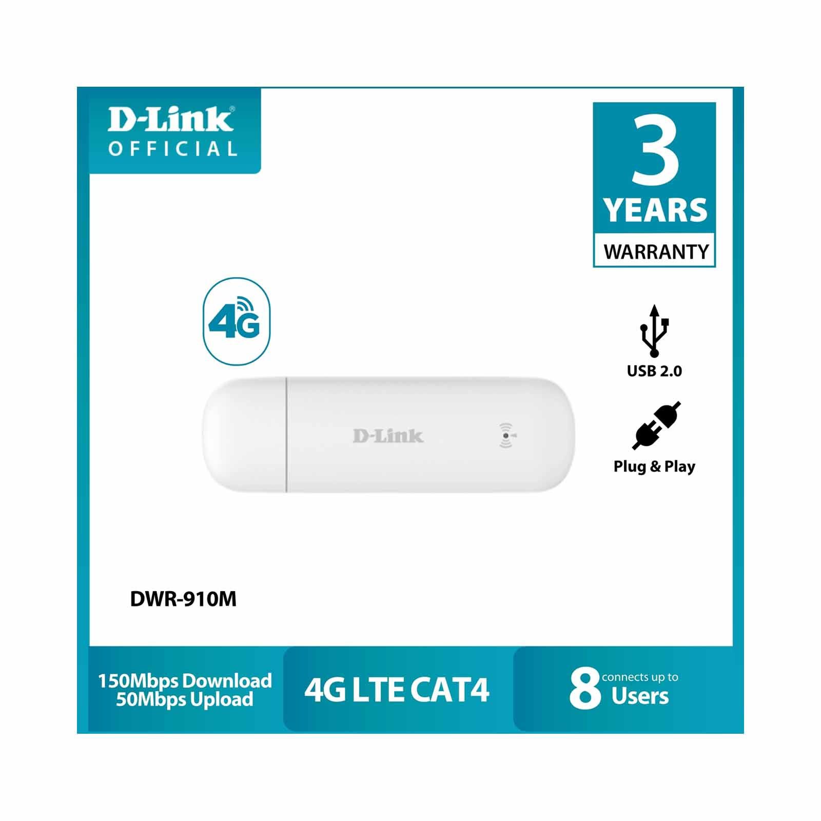 DLINK 4g Lte Usb Wingle DWR-910M