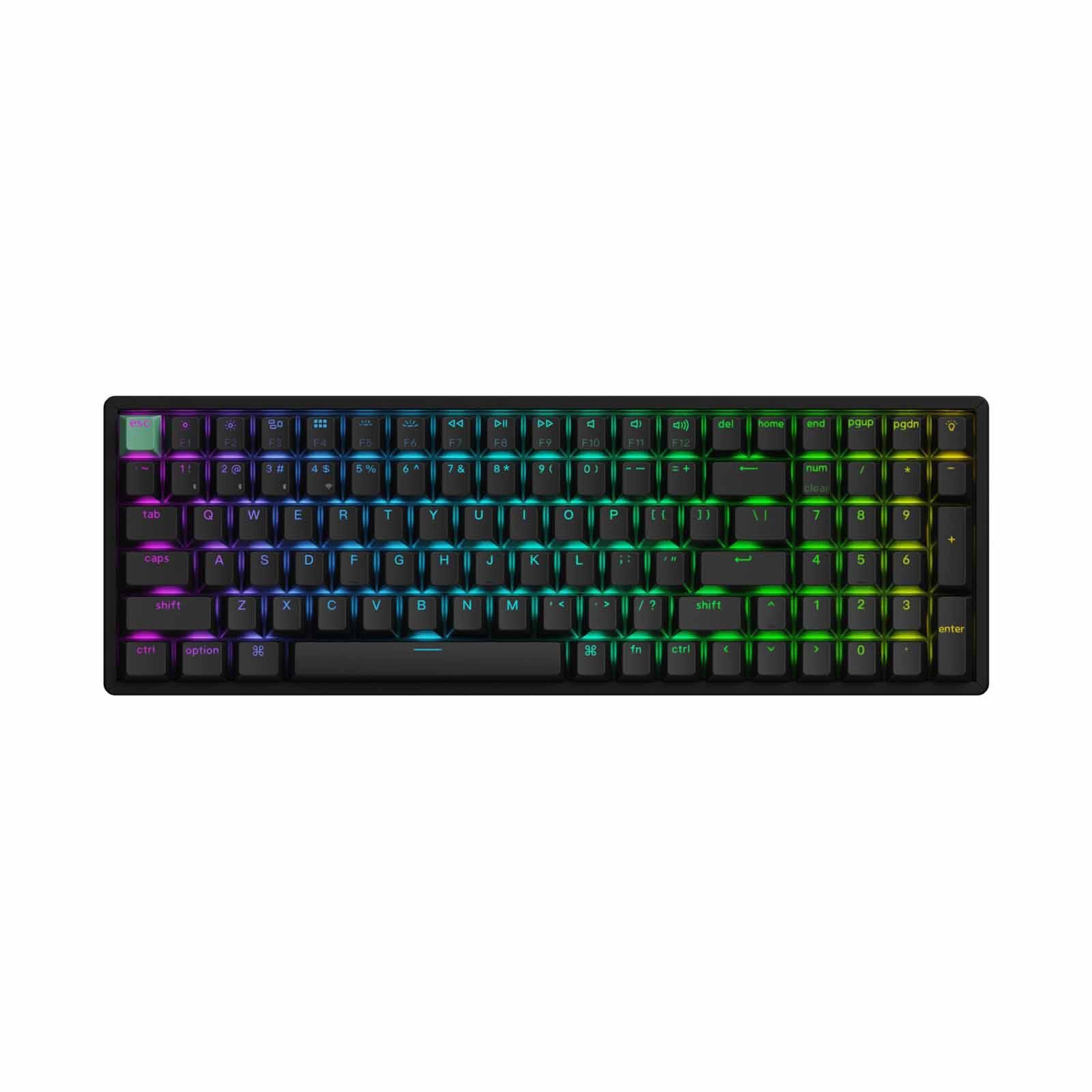 KEYCHRON K4 He Wireless Magnetic Switch Custom Keyboard, 96% 104 Key, Black Full Assembled, Rgb, Hot-swap, Ha KYCN-K4H-J1-image 8