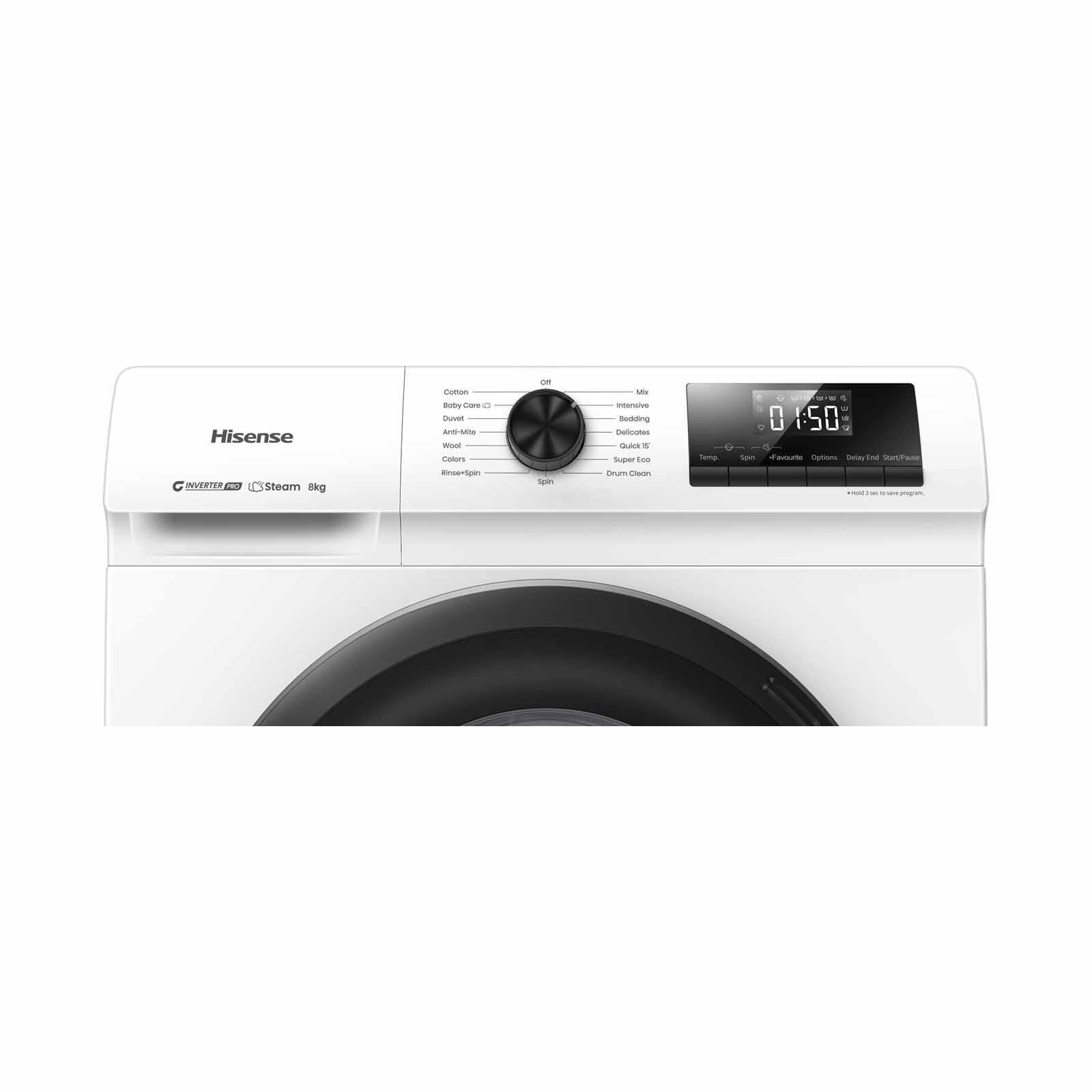HISENSE Front Load Washer (8kg) WF80N1-image 5