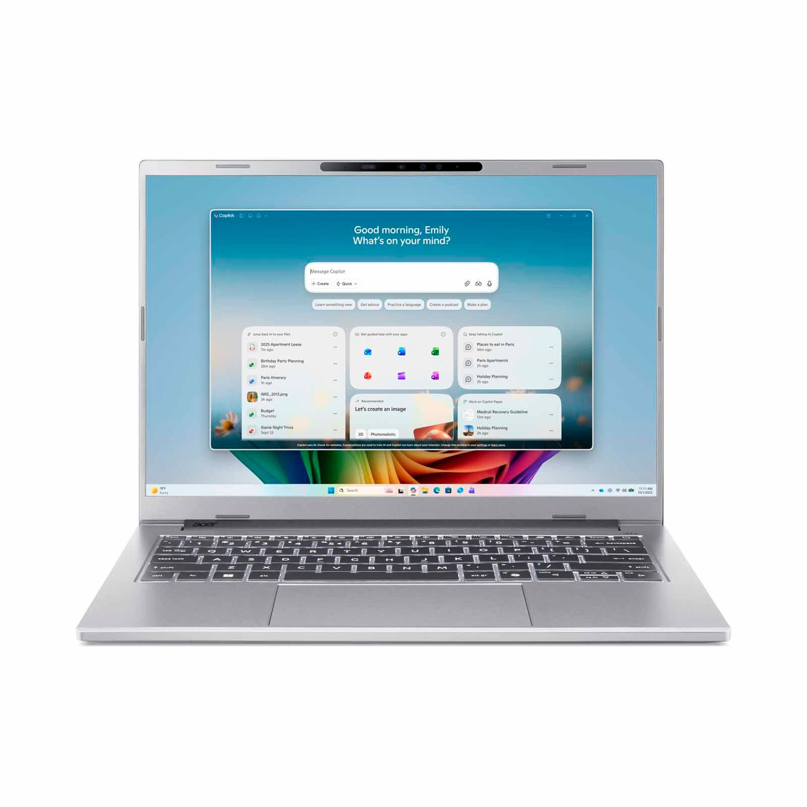 ACER 14in Amd Ryzen Ai7 445 16gb 512gb Ssd Win 11 Home 840m ASPIRE 14 A14-A71M-R8RD (SILVER)
