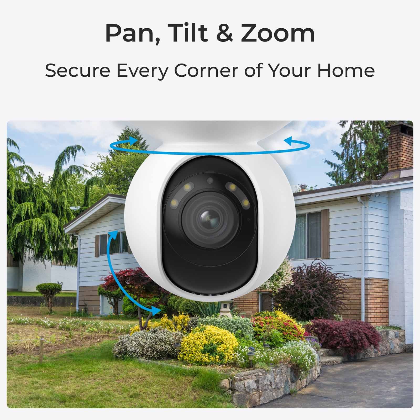 REOLINK Reolink E1 Outdoor Pro 4k 8mp Ptz Camera For Home Security, Wi-fi 6, Motion Tracking Person/vehicle WCE1PT4K01-image 2