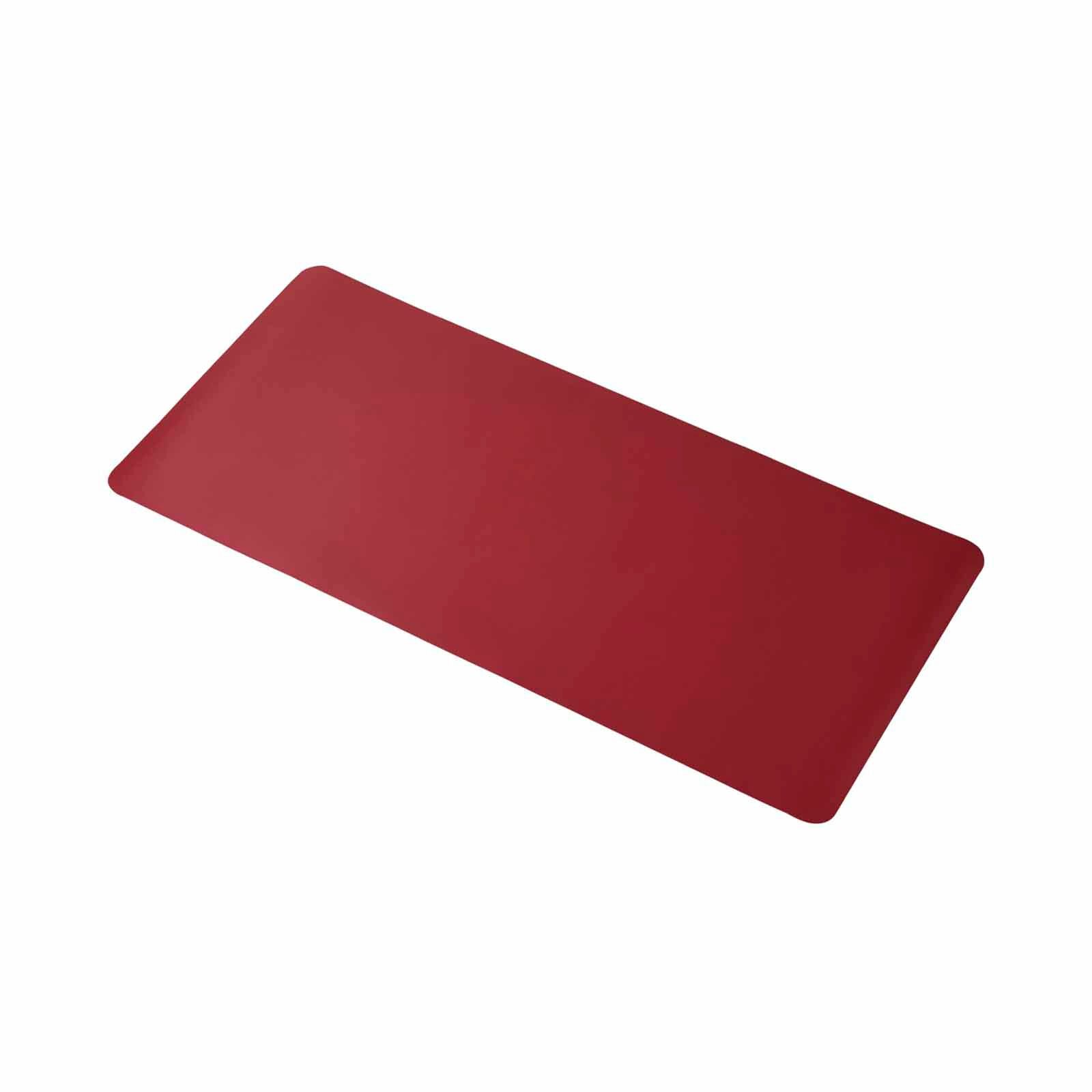 ELECOM Soft Leather Double Sided Large Desk Mat Red/black MP-DM05BKRD-image 1