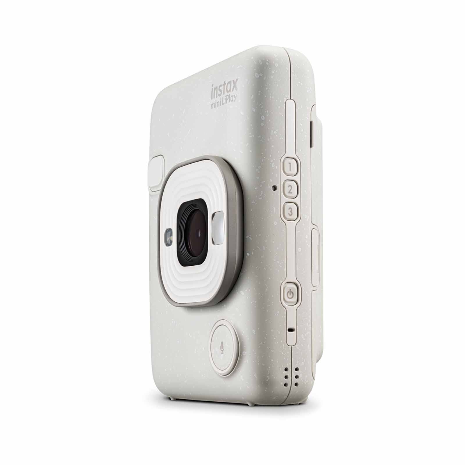 FUJIFILM Instant Photo Camera INSTAX MINI LIPLAY C (MISTY WHITE)-image 2
