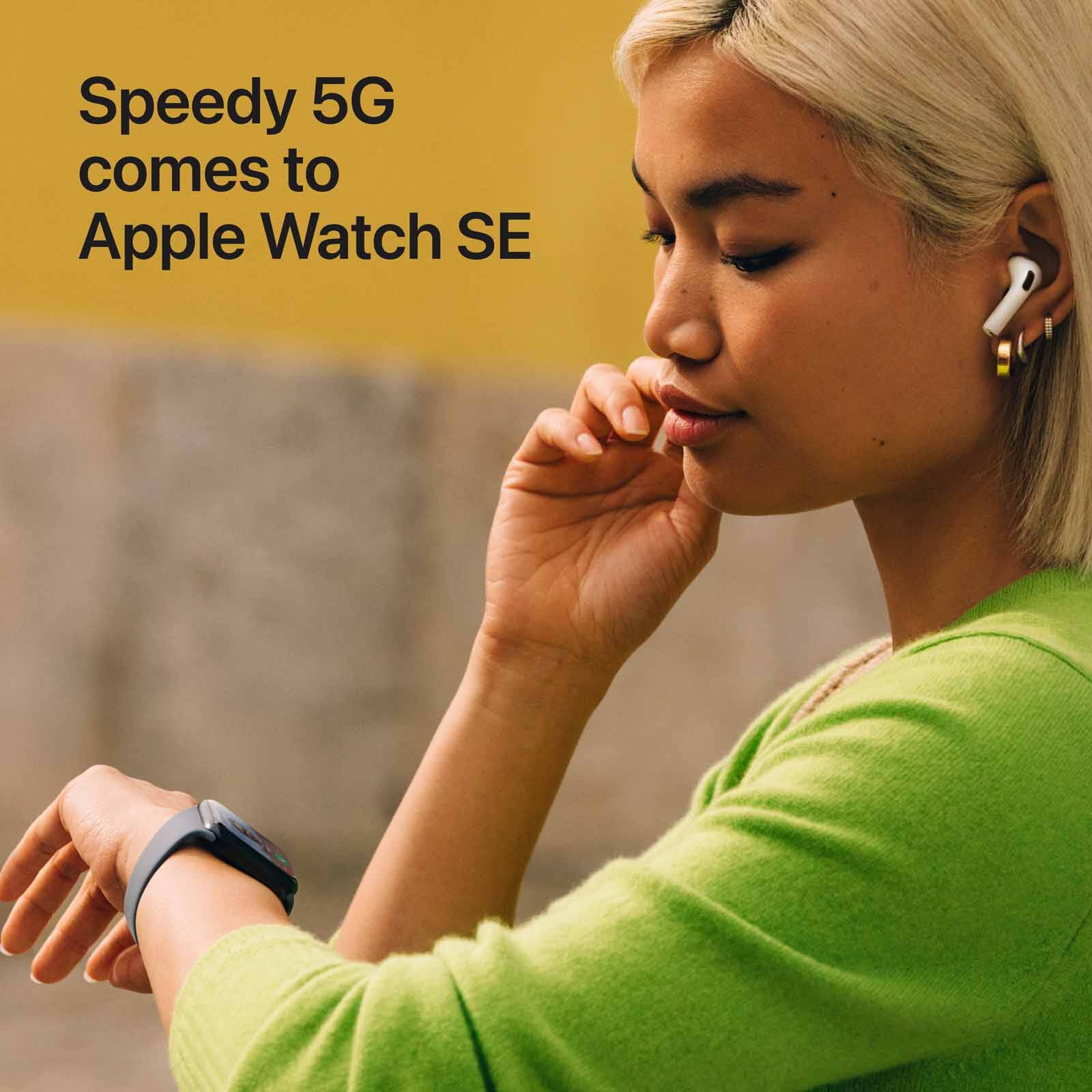 APPLE Watch Se 3 Gps + Cellular 44mm Starlight Aluminium Case With Starlight Sport Band - S/m MEPE4X/A-image 8