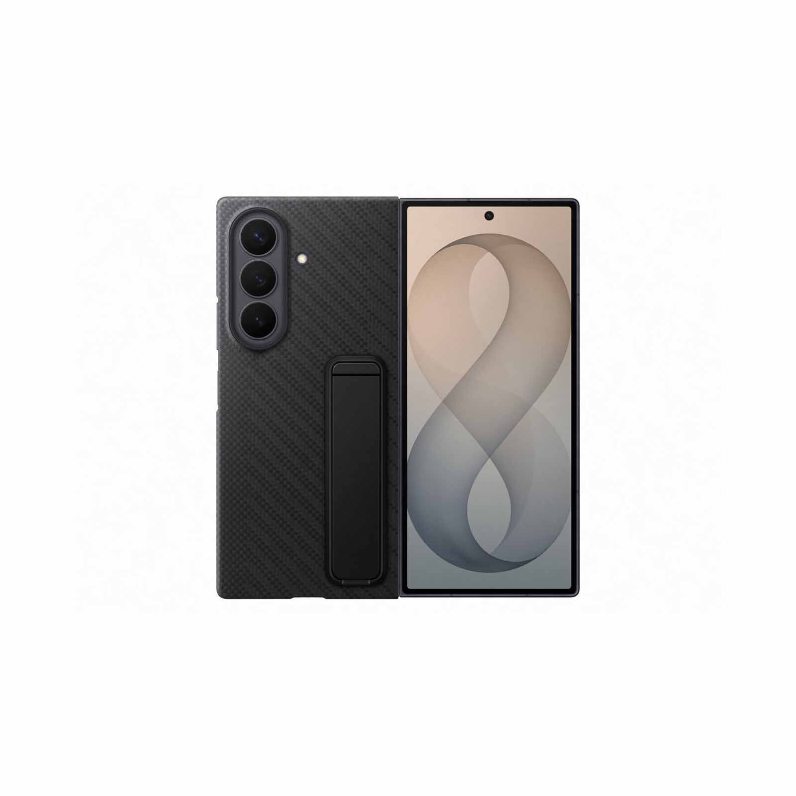 SAMSUNG Galaxy Z Fold8 Ultra Carbon Standing Case Graphite EF-XF976SBEGWW-image 1