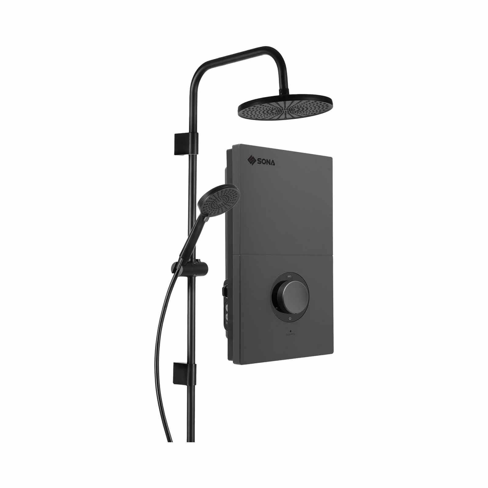 SONA Rain Shower Instant Water Heater (dc Pump With Dual Pole Elcb) SWH2920-image 1