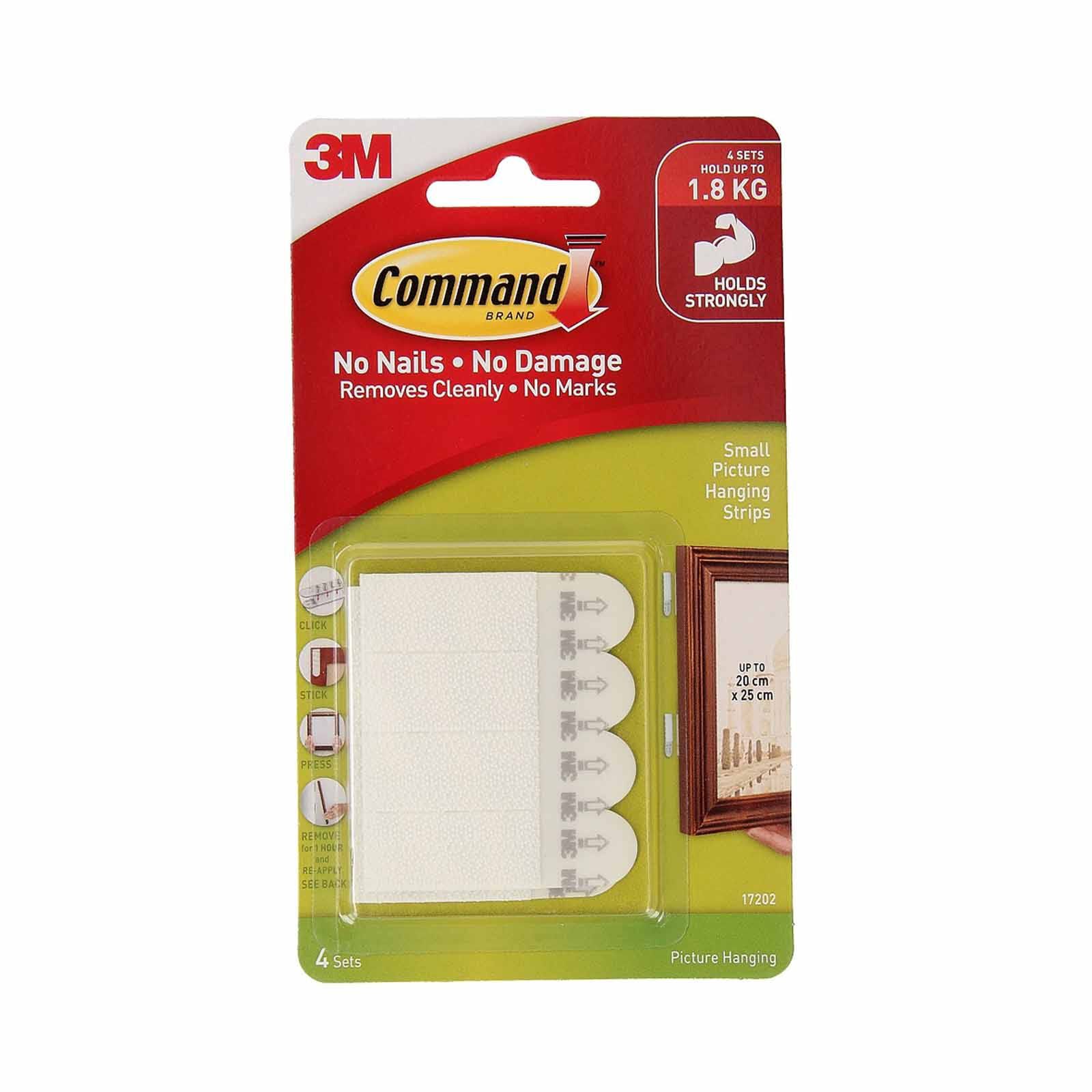 3M COMMAND Sml Remov Fast Strips 17202ANZ