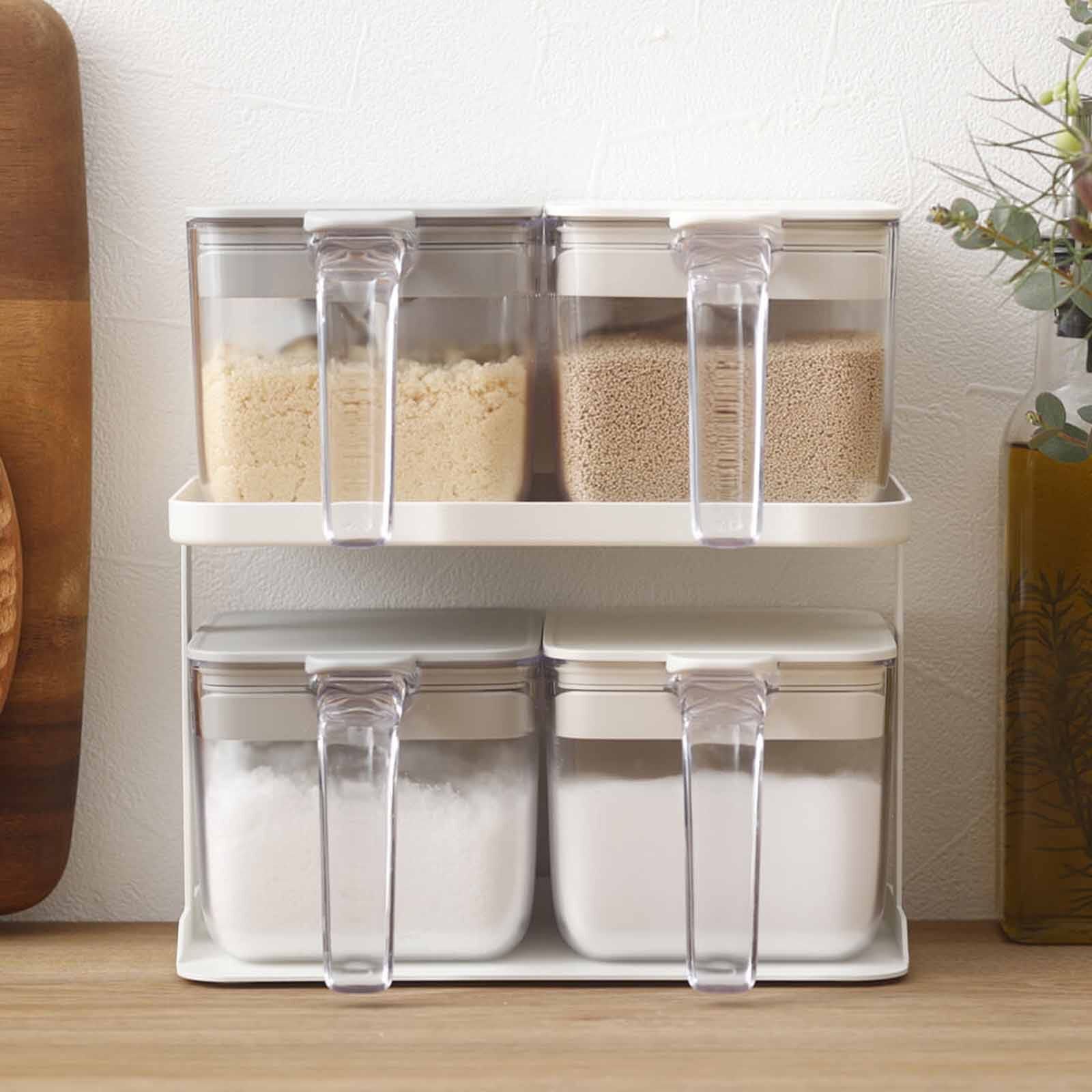 MARNA Good Lock Condiment Organisation Rack Wide (216x142x118mm) - White K774-W-image 3
