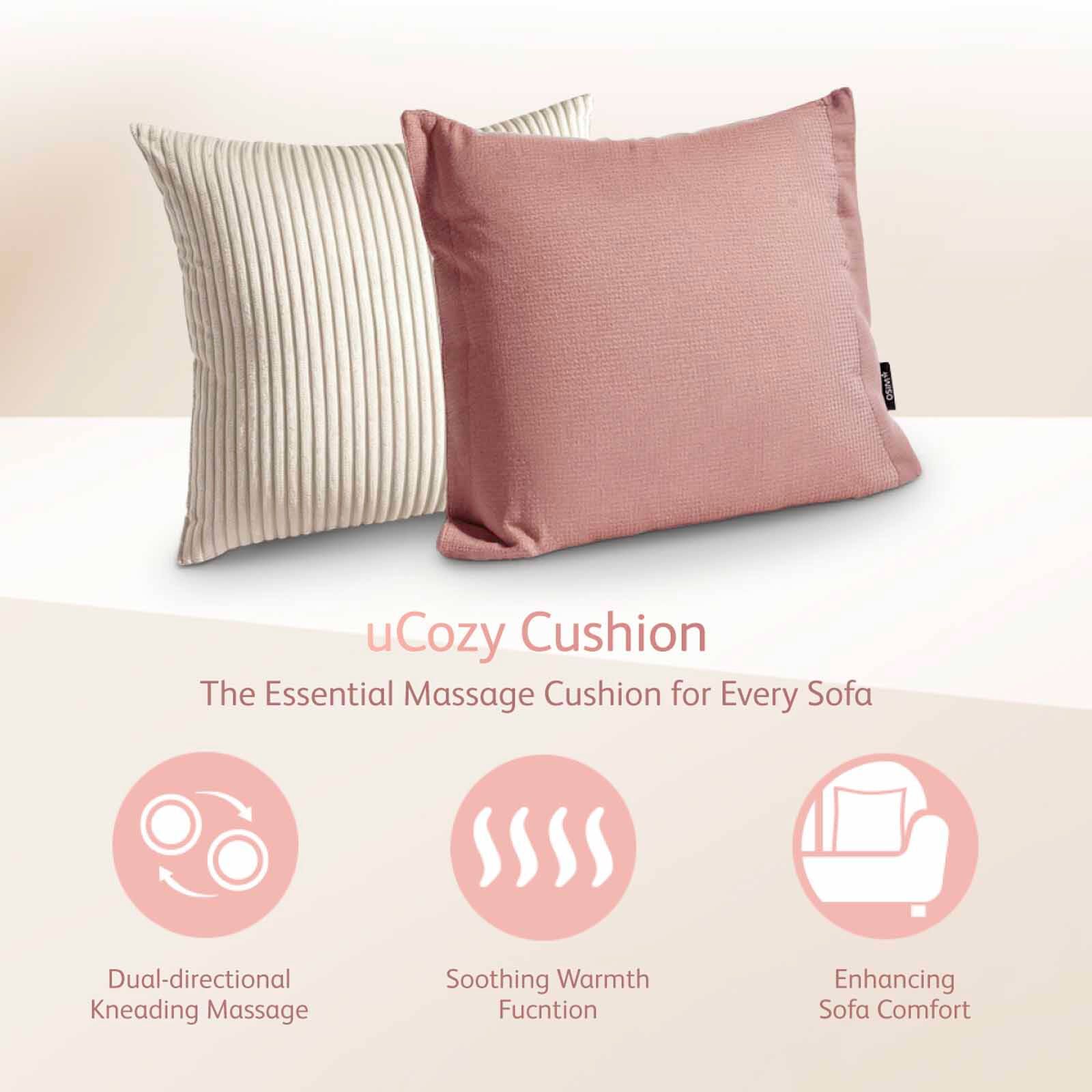 OSIM Ucozy Cushion (pink & Cream) Multi-functional Massage Cushion (bundle Of 2) OS-2252P + OS-2252B-image 7