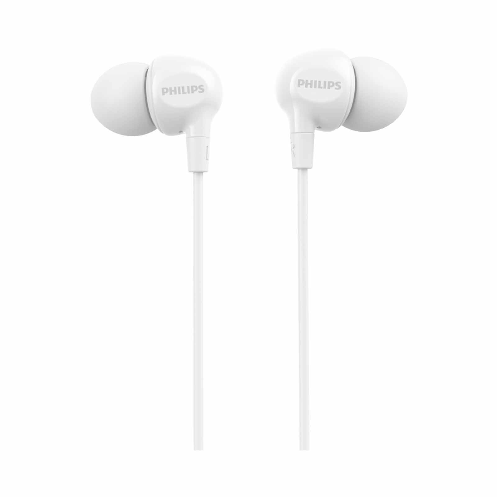 PHILIPS Wired In-ear, 1.2m, 10mm Neodymium Driver, Built-in Mic, Play/pause Button TAE2100WT/97-image 4