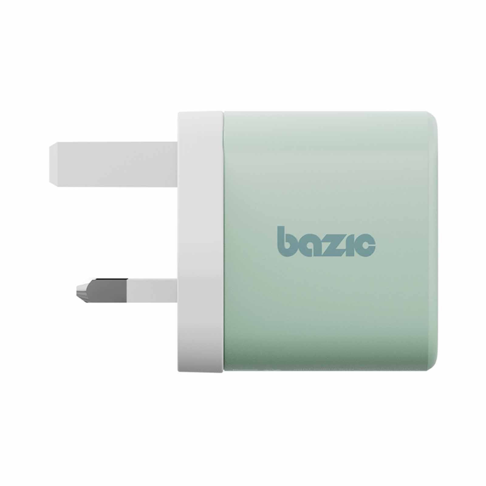 BAZIC Goport Velox Kit, 1c1a Gan Charger 35w(uk) With Weave Cable - Pistachio CHR-GPVLX-UK-GRN-image 2